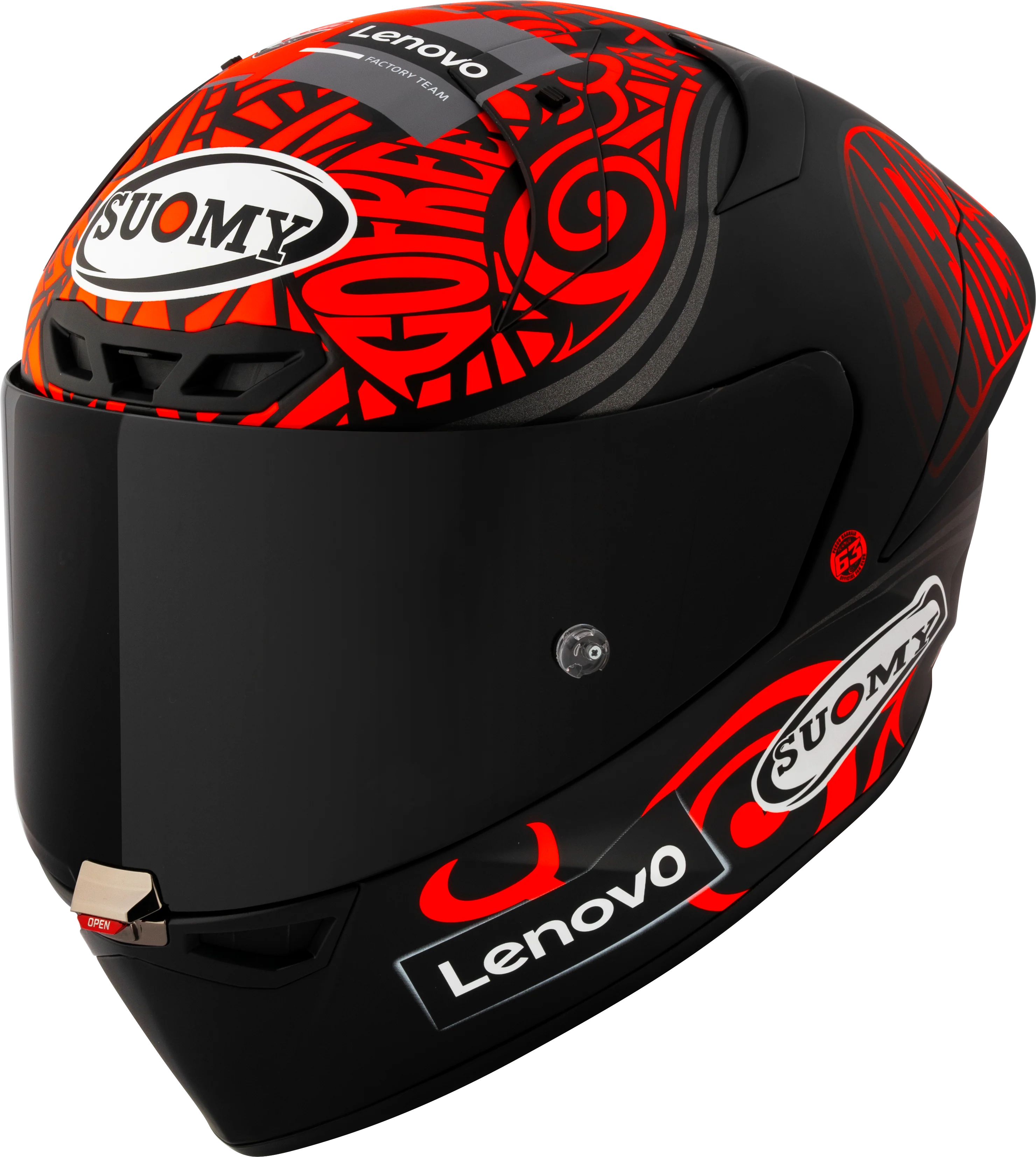 Suomy S1-XR GP Helm Francesco Pecco Bagnaia Replica 2024 K6SX0012 - Image 4