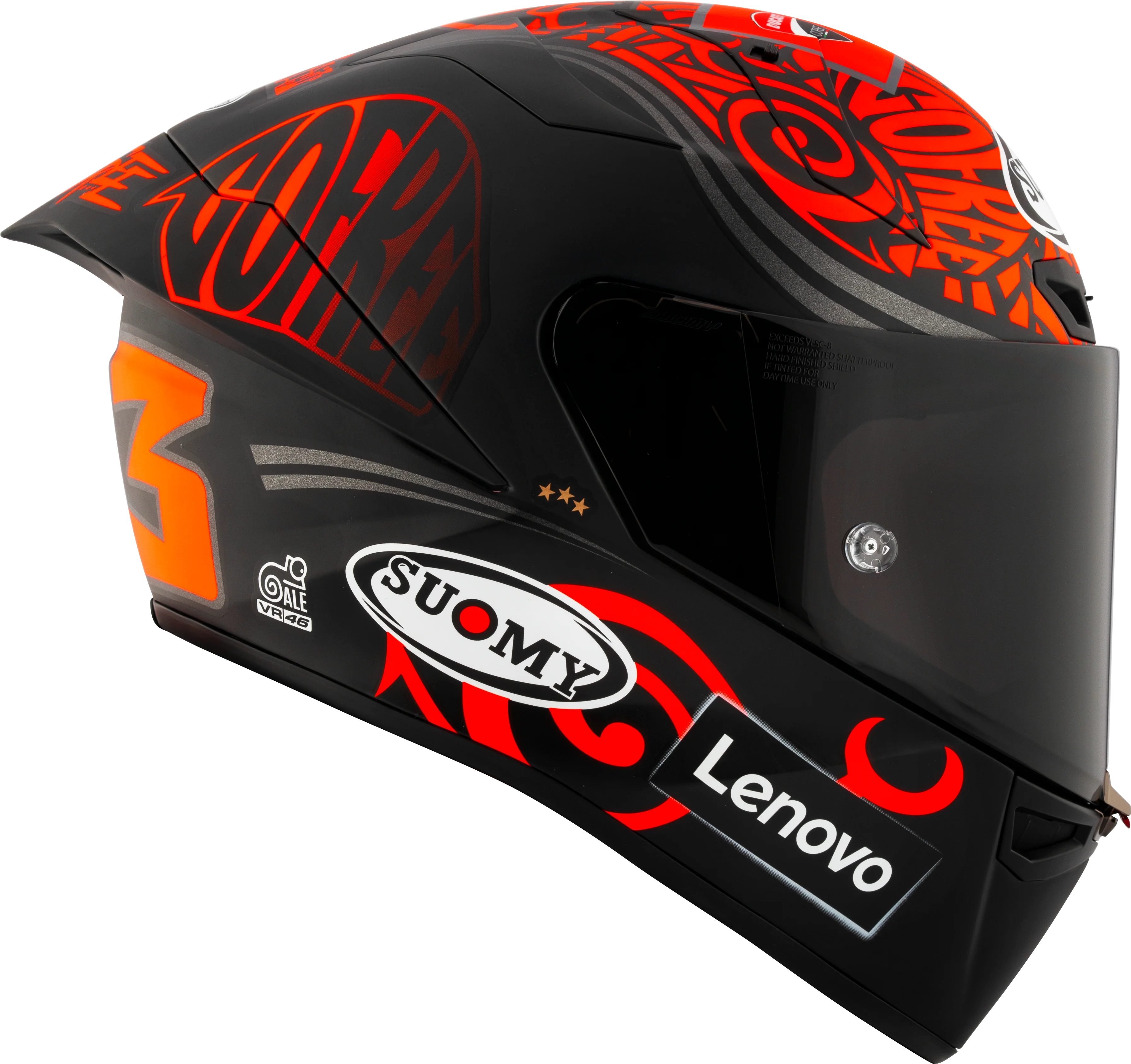 Suomy S1-XR GP Helm Francesco Pecco Bagnaia Replica 2024 K6SX0012 - Image 6