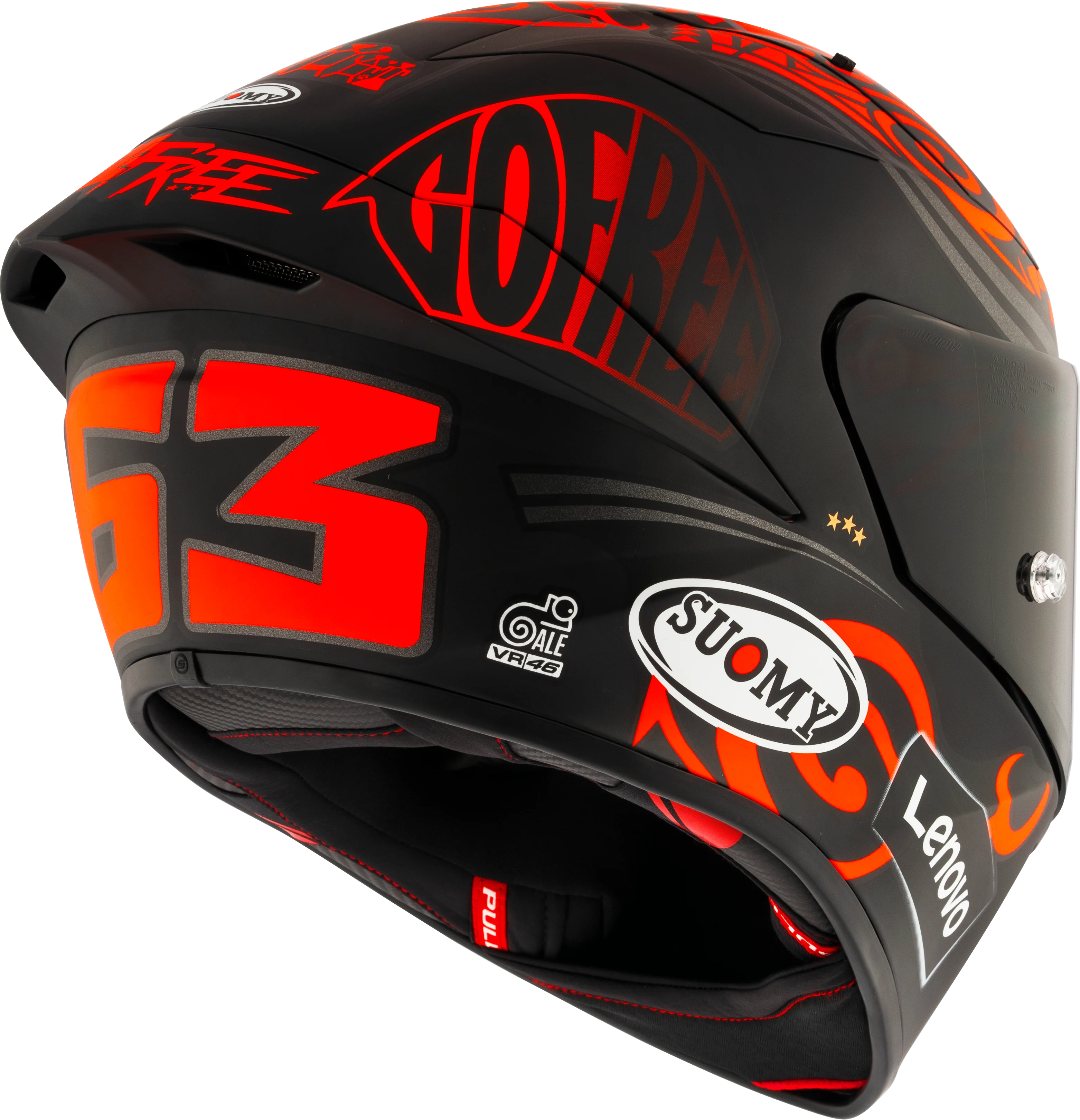 Suomy S1-XR GP Helm Francesco Pecco Bagnaia Replica 2024 K6SX0012 - Image 9
