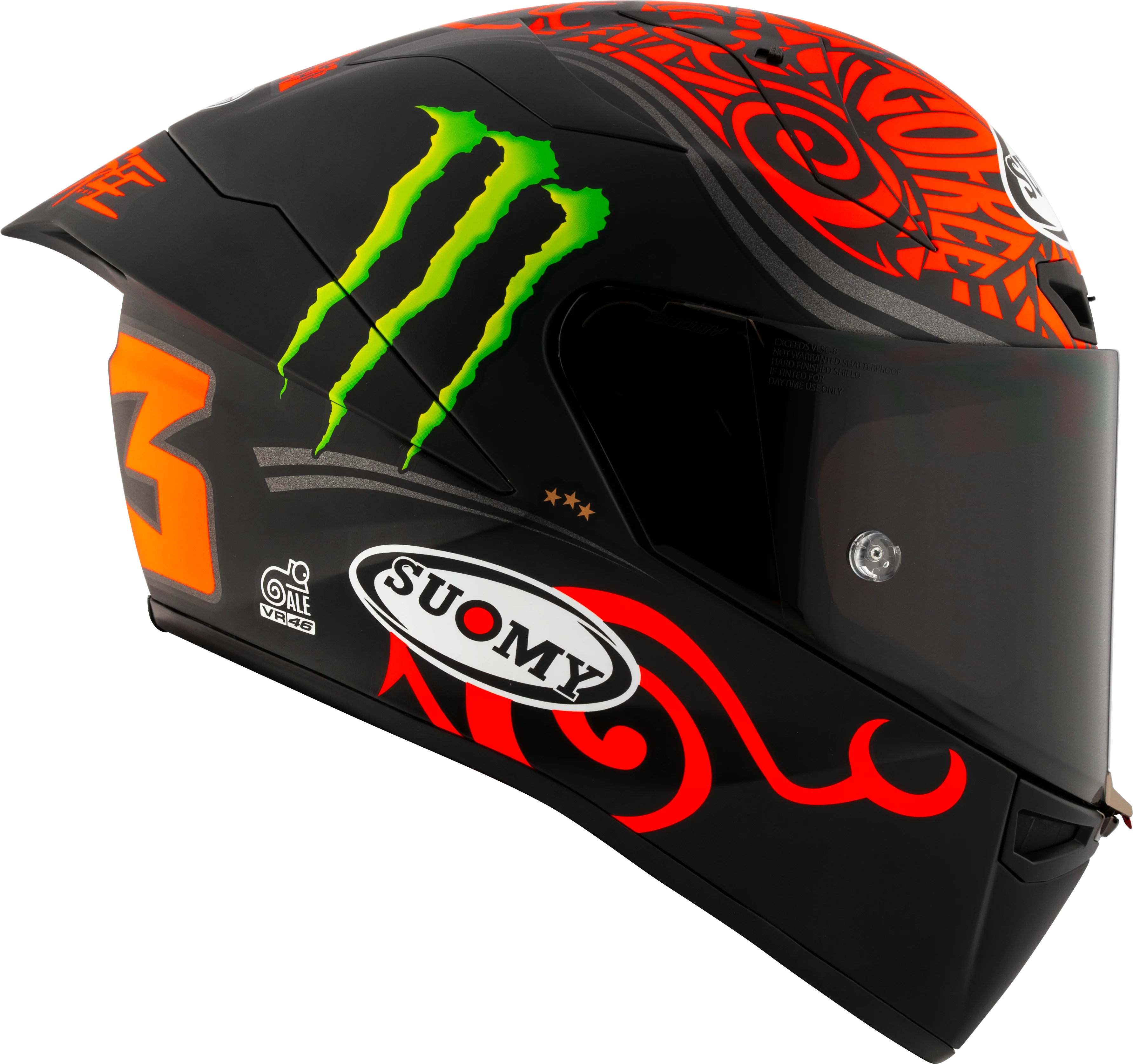 Suomy S1-XR GP Helm Francesco Pecco Bagnaia Monster Replica 2024 K6SX0013 - Image 5