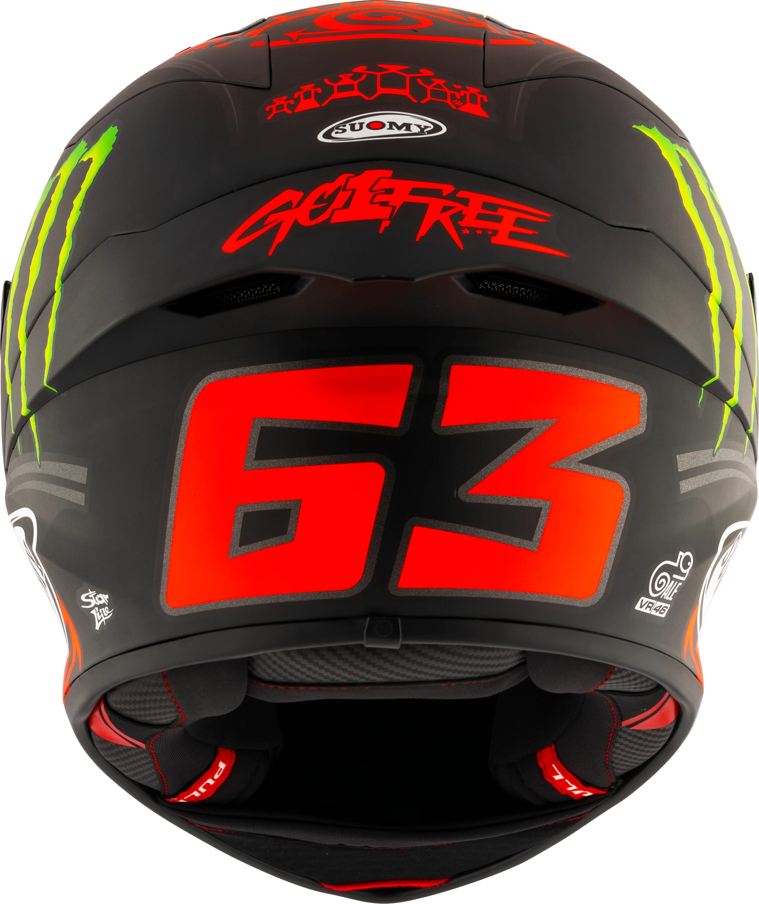 Suomy S1-XR GP Helm Francesco Pecco Bagnaia Monster Replica 2024 K6SX0013 - Image 8