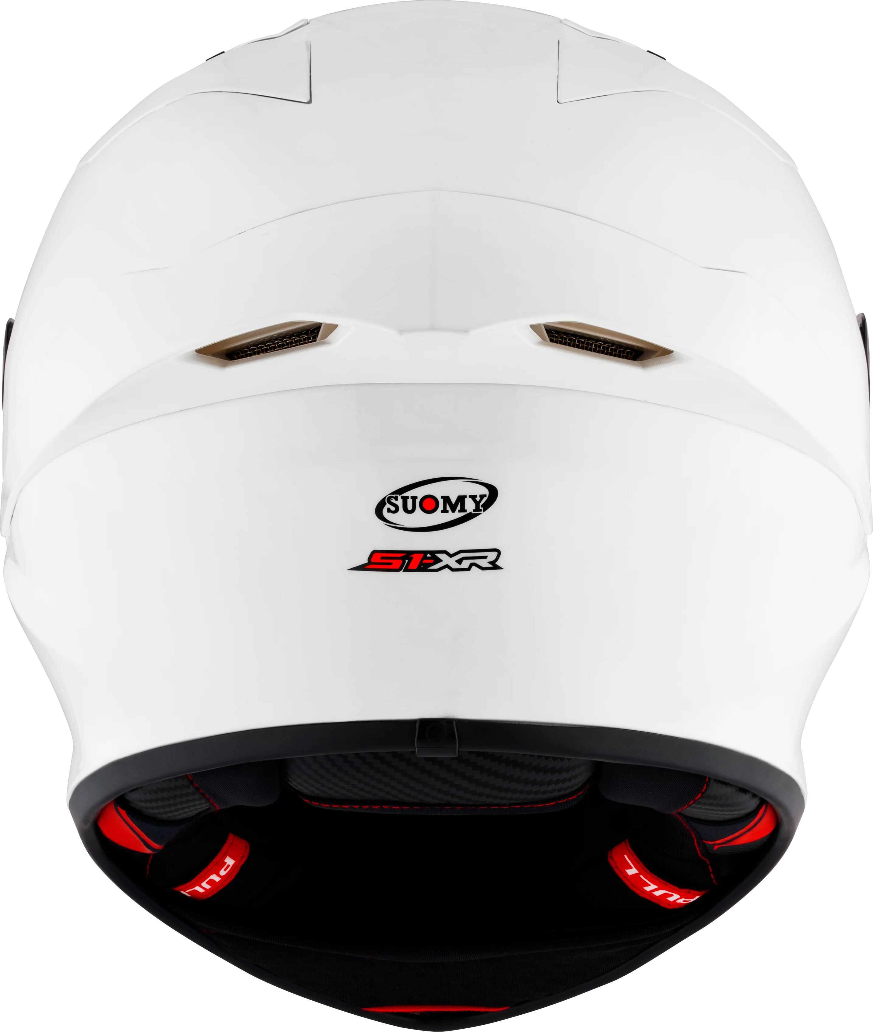 Suomy S1-XR GP Helm Plain White Glossy K6SX00W3 - Image 3