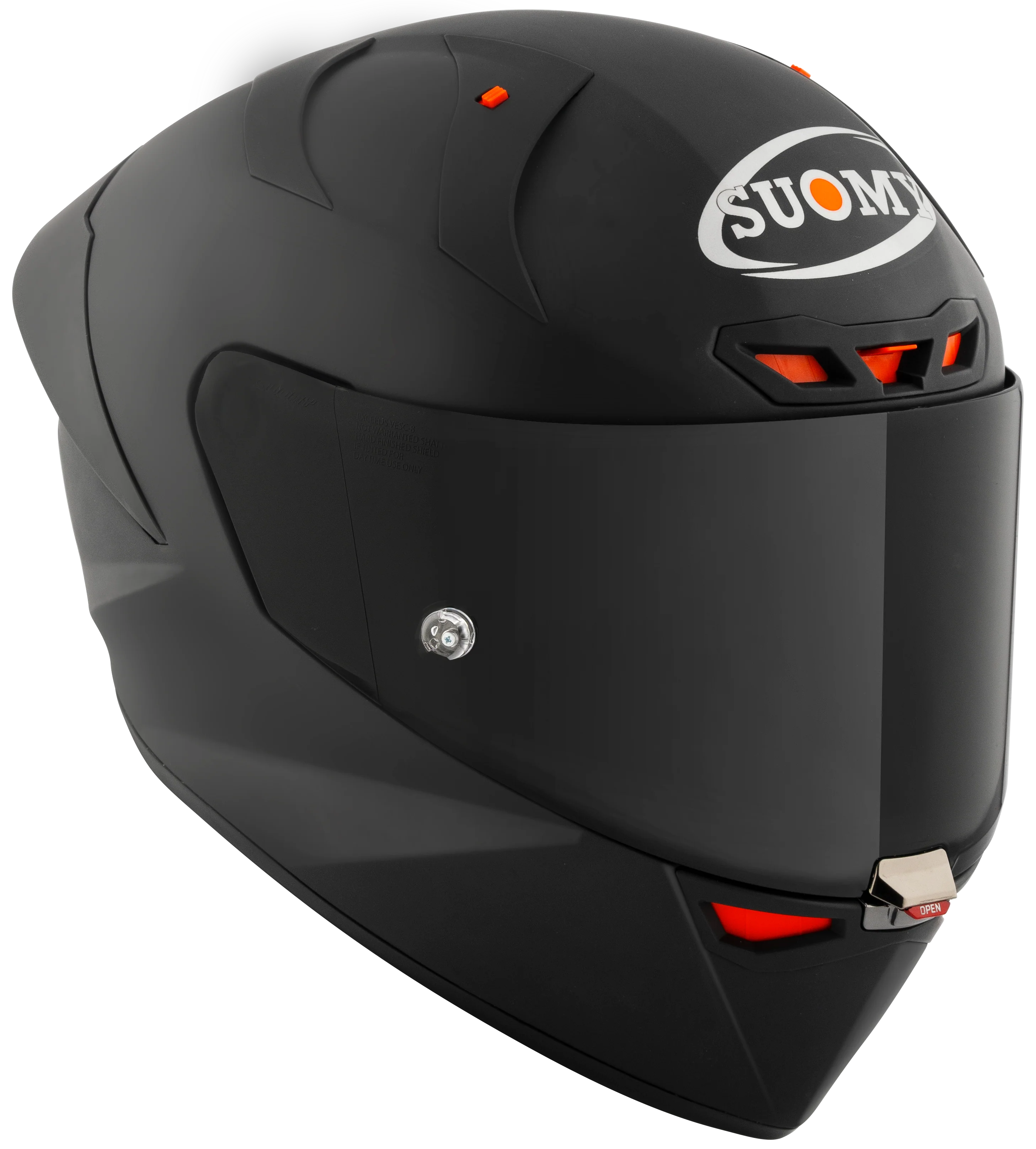 Suomy S1-XR GP Helm Plain Black Matt K6SX00X6 - Image 3