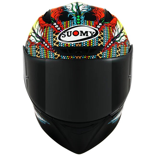 Suomy Track-1 Helm Chieftain Matt Black K6T10014 - Image 2