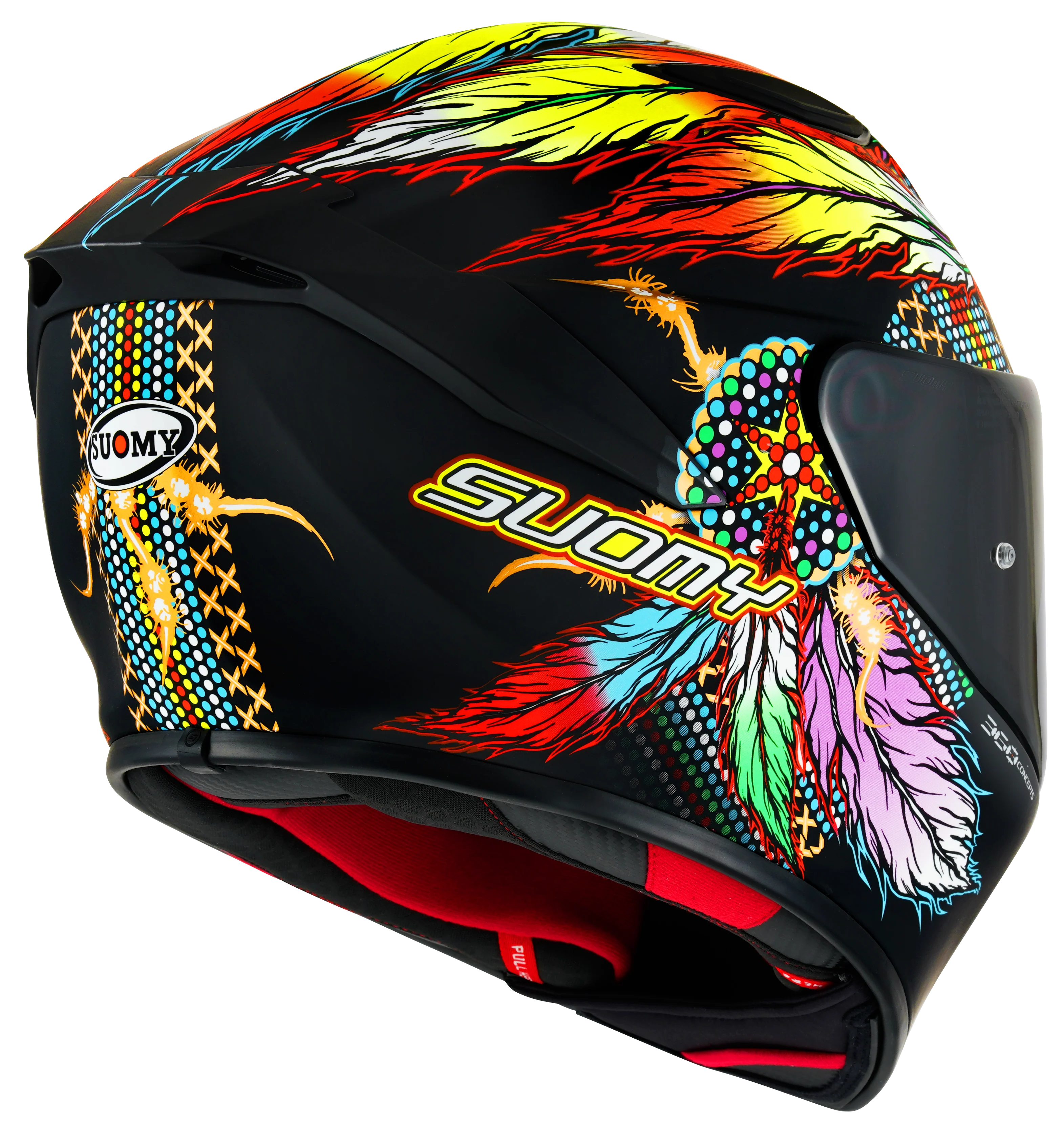 Suomy Track-1 Helm Chieftain Matt Black K6T10014 - Image 8
