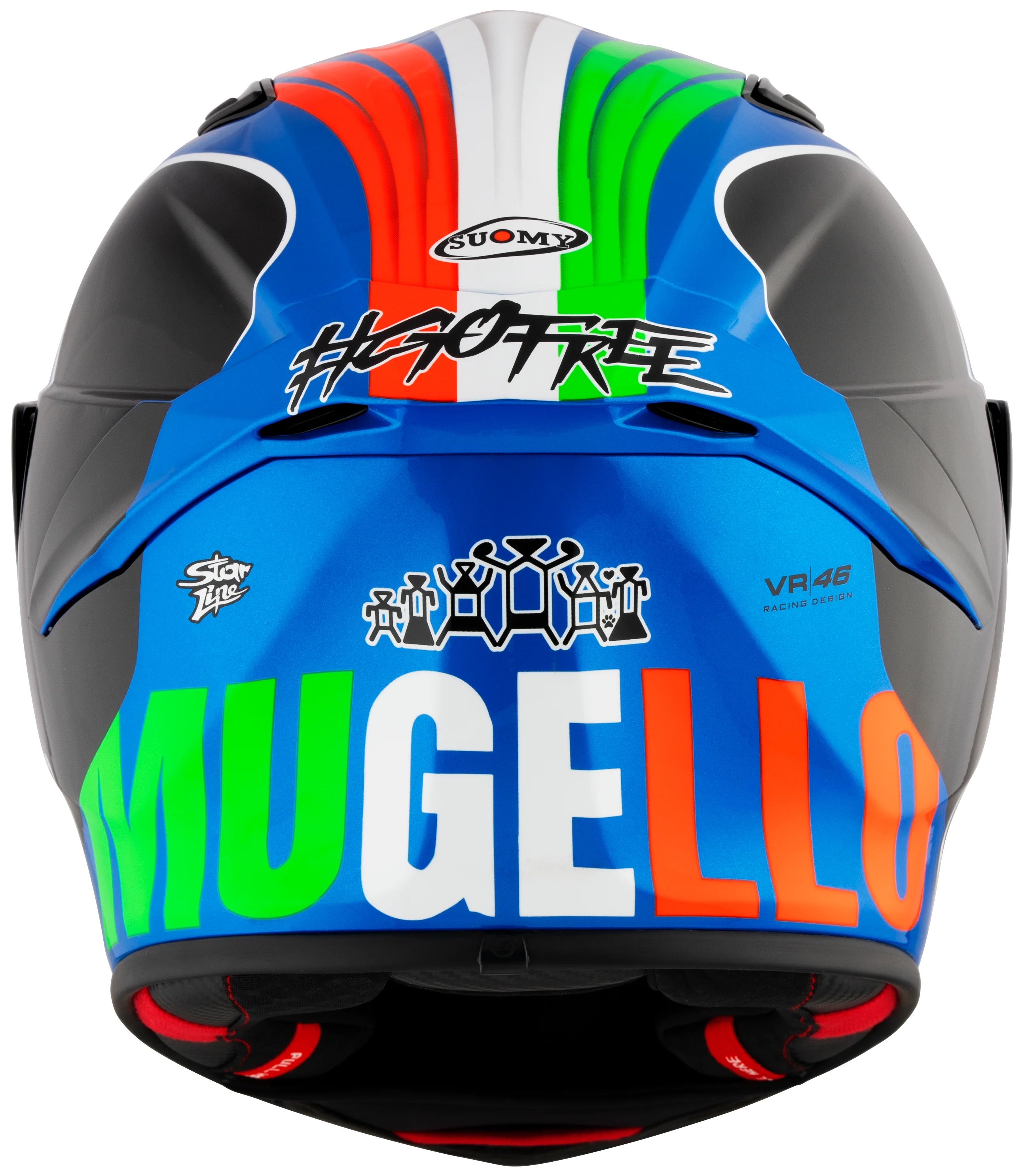 Suomy Track-1 Helm Francesco Pecco Bagnaia Mugello 2022 Replica K6T10016 - Image 3