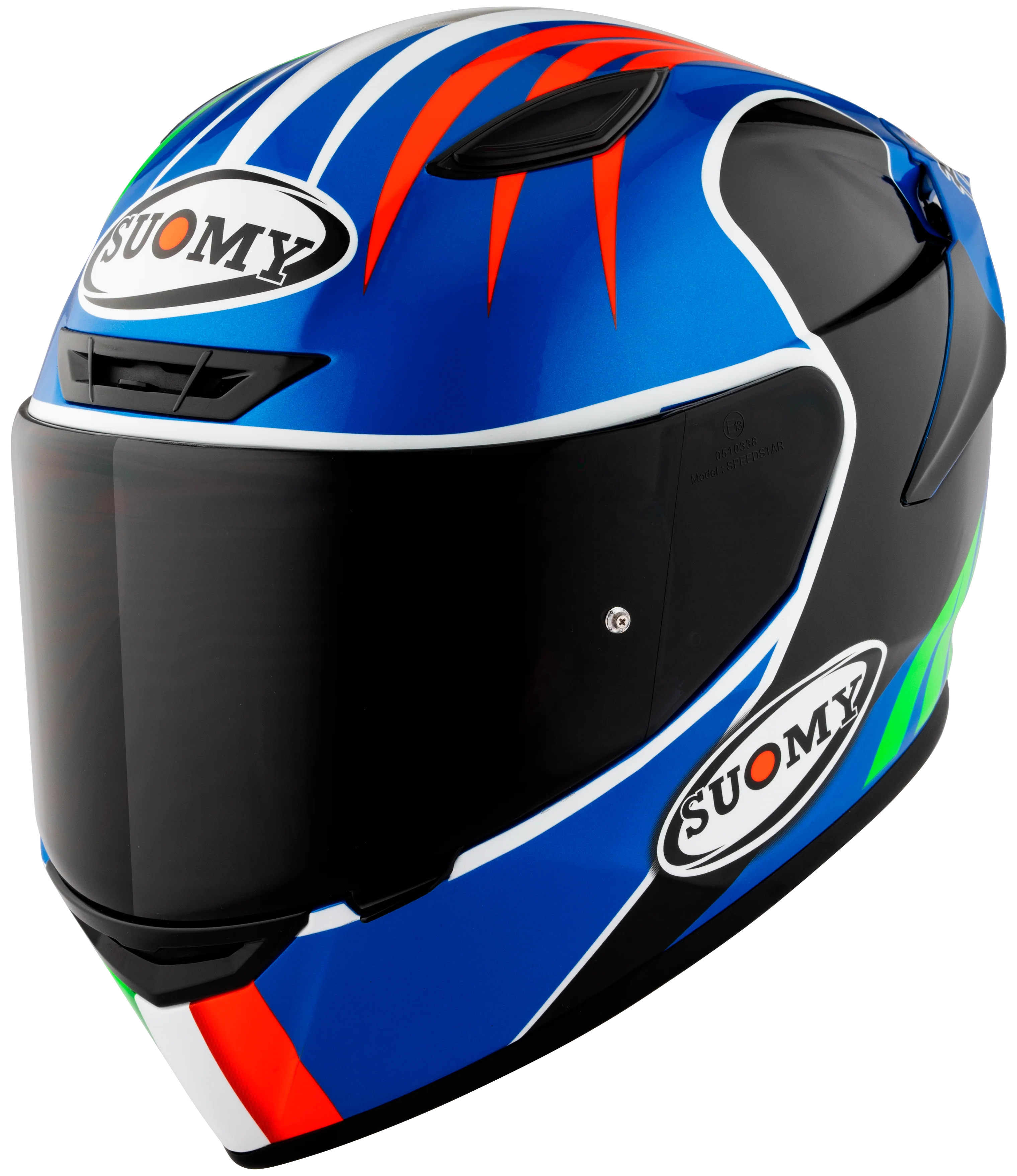Suomy Track-1 Helm Francesco Pecco Bagnaia Mugello 2022 Replica K6T10016 - Image 4