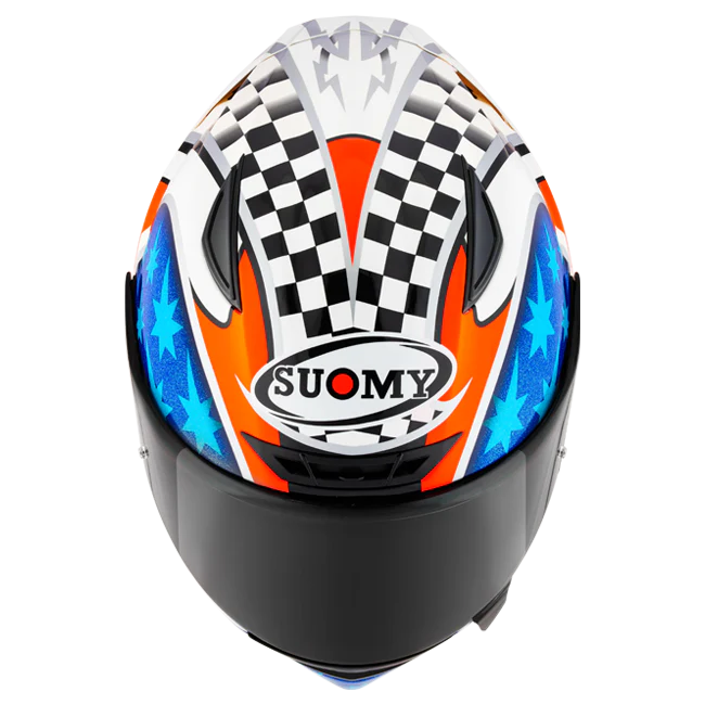 Suomy Track-1 Helm Troy Bayliss 2002 Replica K6T10018 - Image 2