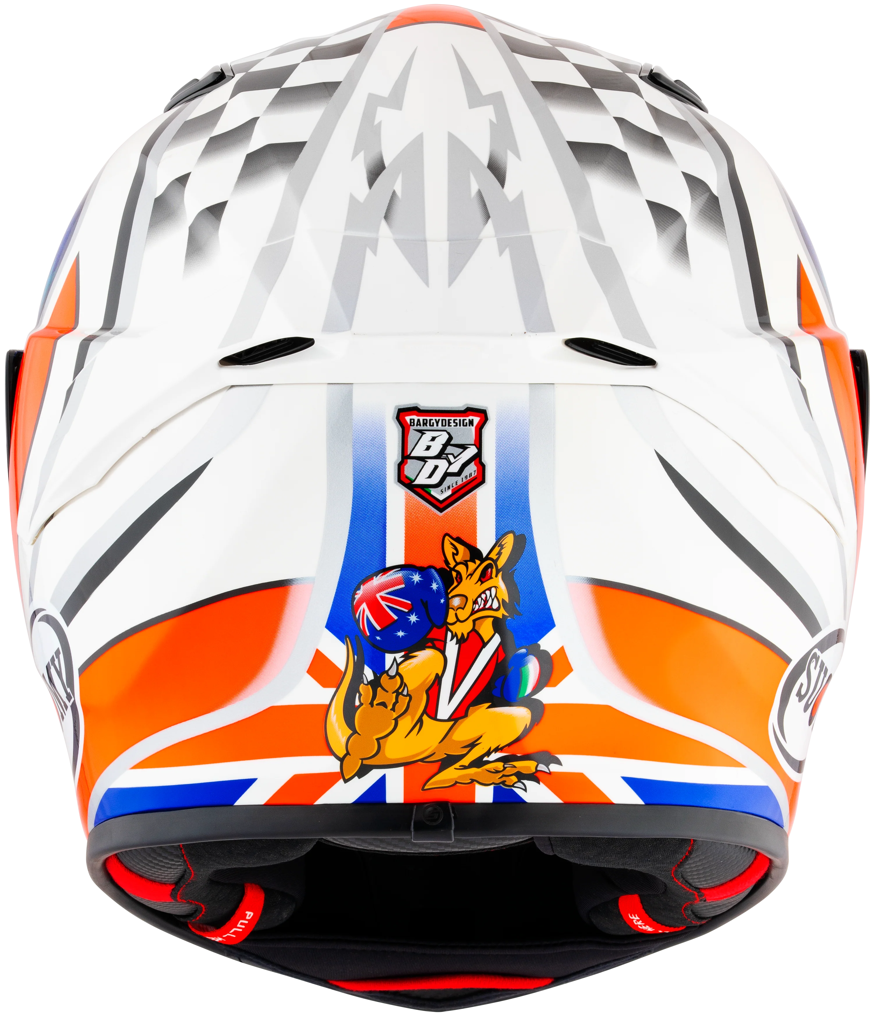 Suomy Track-1 Helm Troy Bayliss 2002 Replica K6T10018 - Image 4