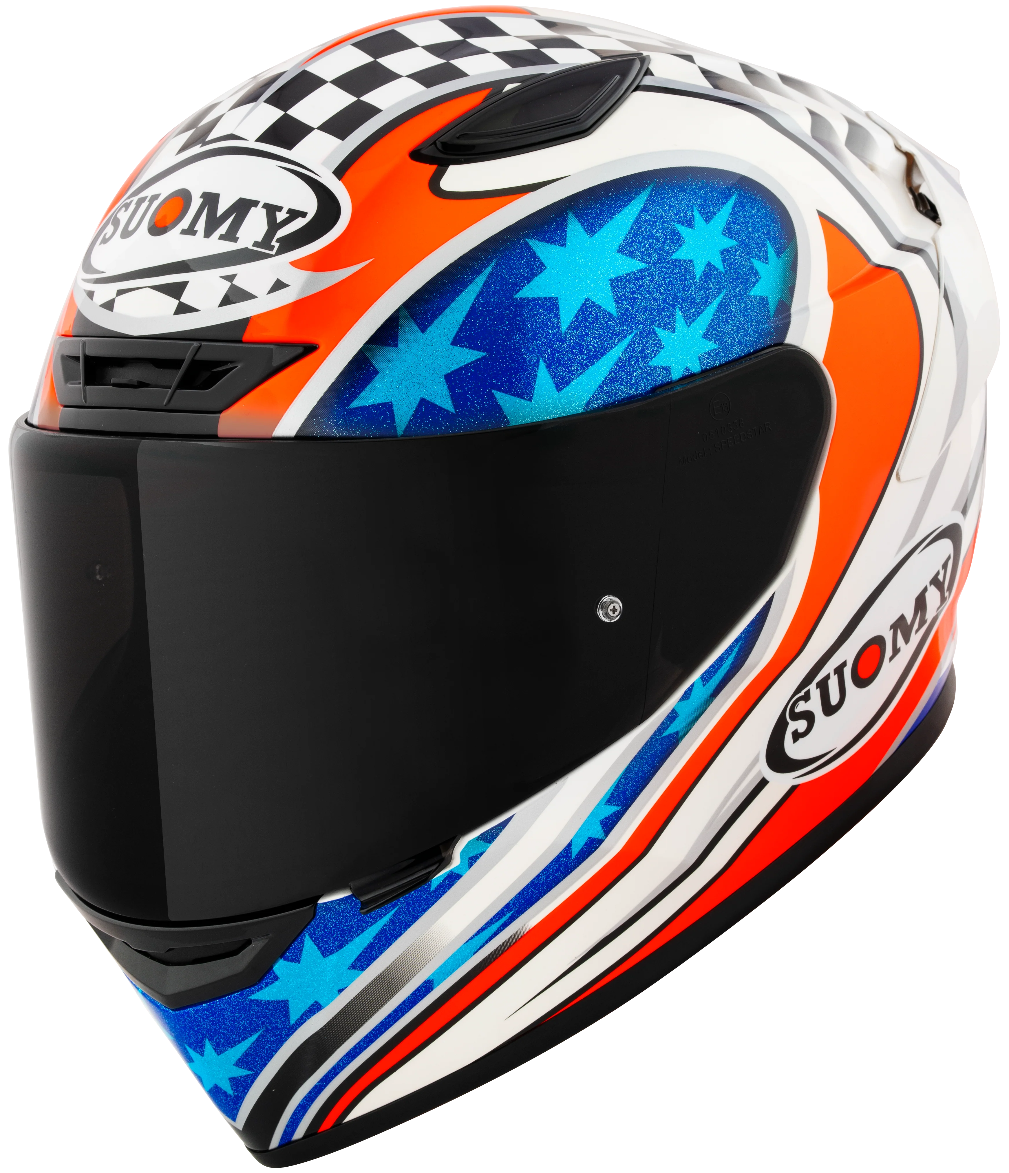 Suomy Track-1 Helm Troy Bayliss 2002 Replica K6T10018 - Image 5