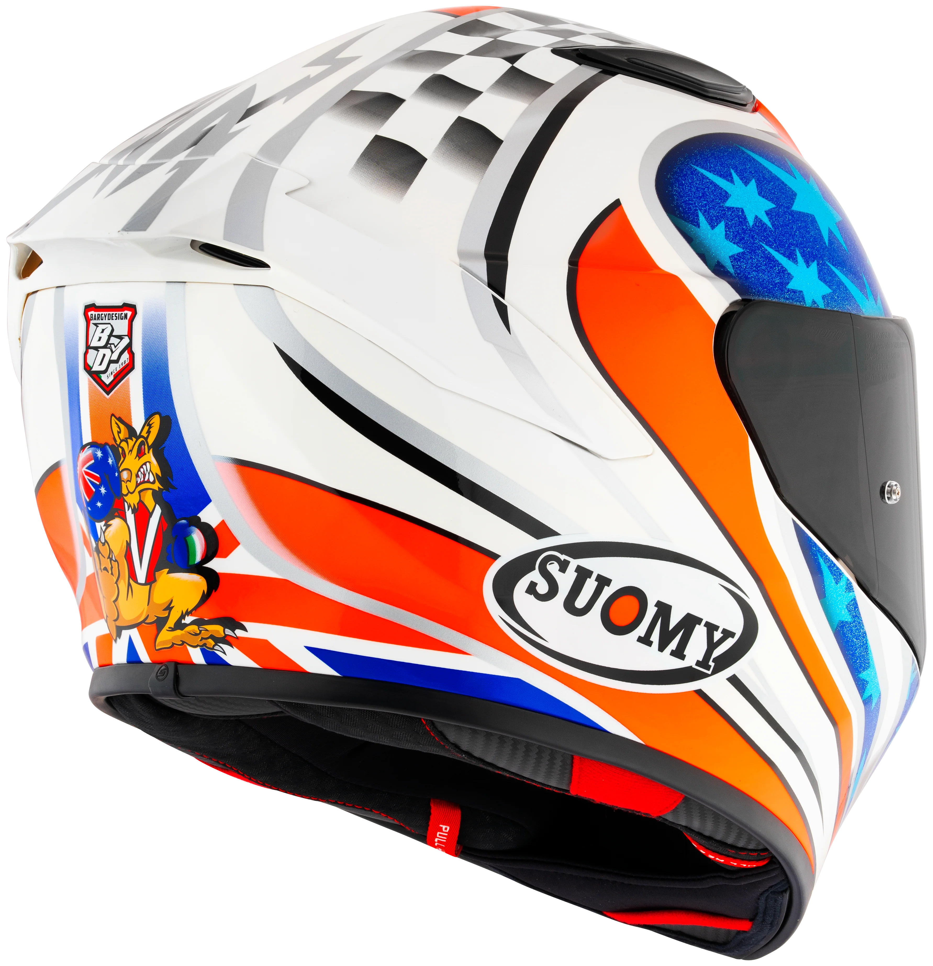 Suomy Track-1 Helm Troy Bayliss 2002 Replica K6T10018 - Image 9
