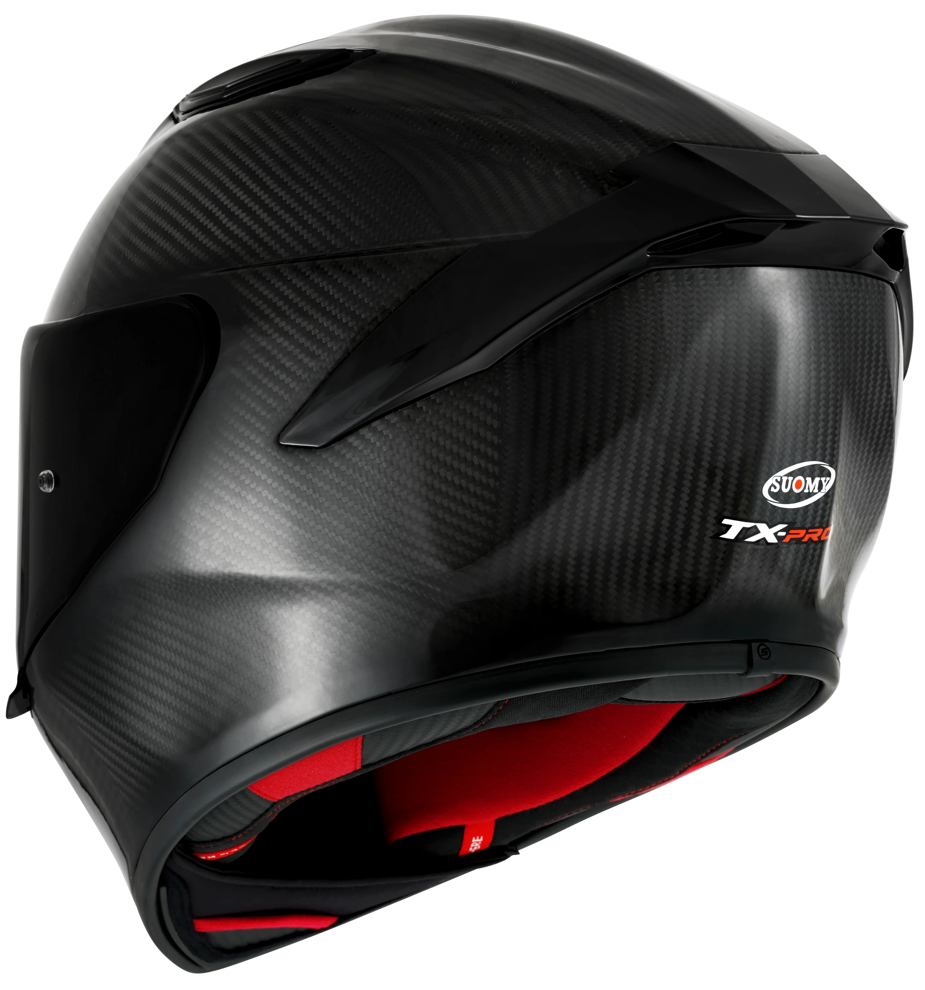 Suomy TX-Pro Helm Carbon glanz Sichtcarbon K6TX0007 - Image 6