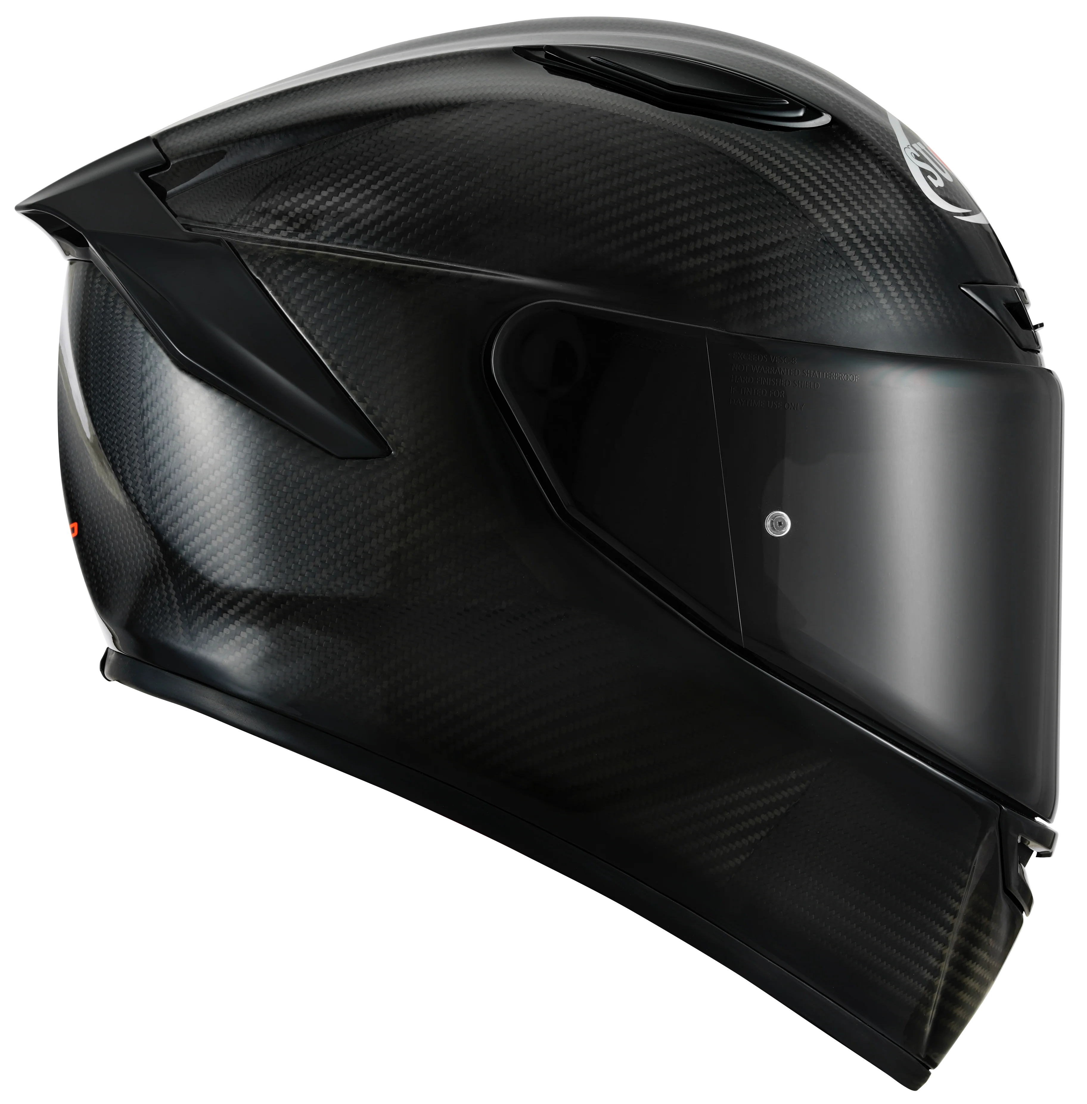 Suomy TX-Pro Helm Carbon glanz Sichtcarbon K6TX0007 - Image 8