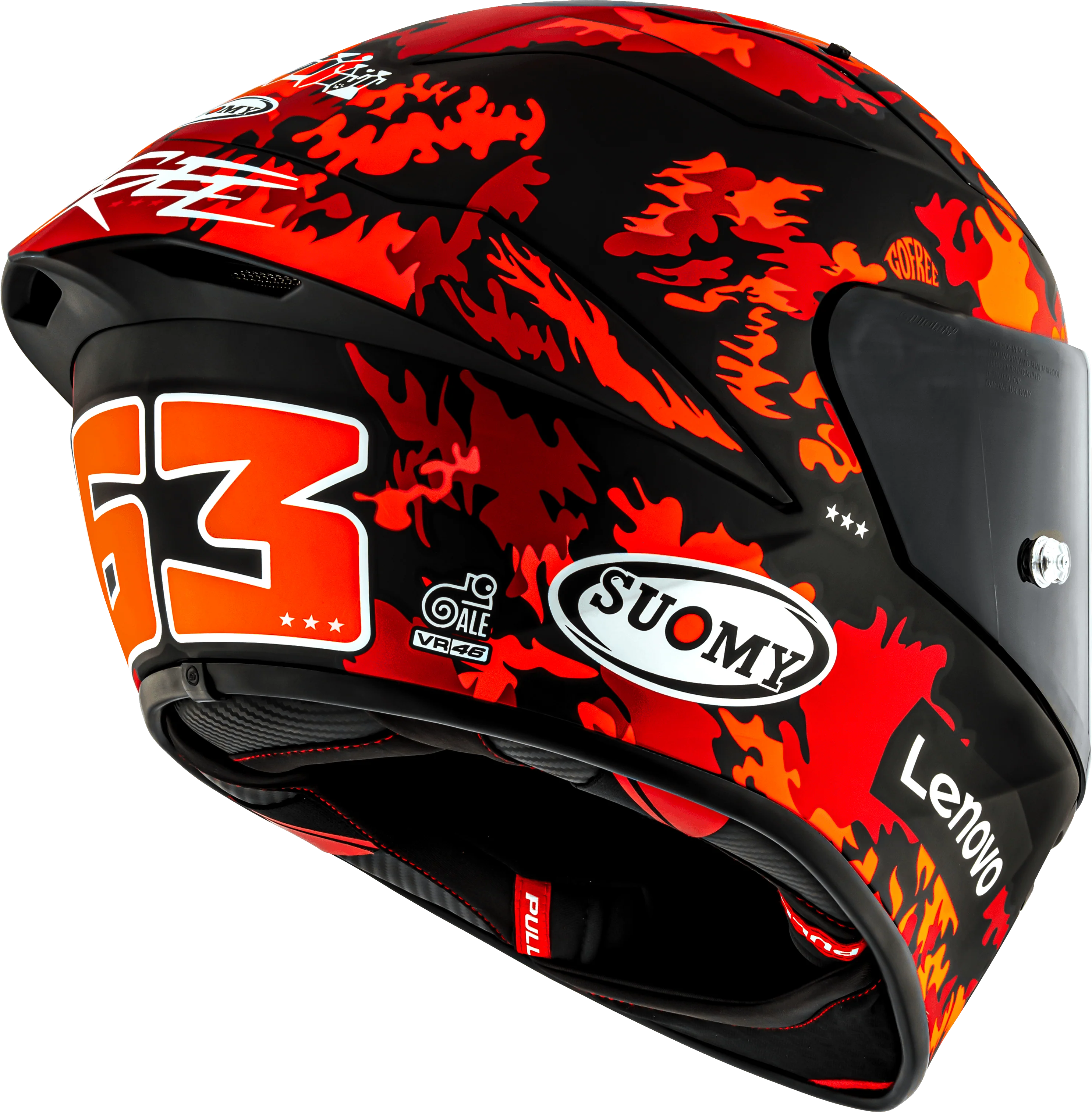 Suomy S1-XR GP Helm Francesco Pecco Bagnaia Replica 2025 K6SX0018 - Image 7