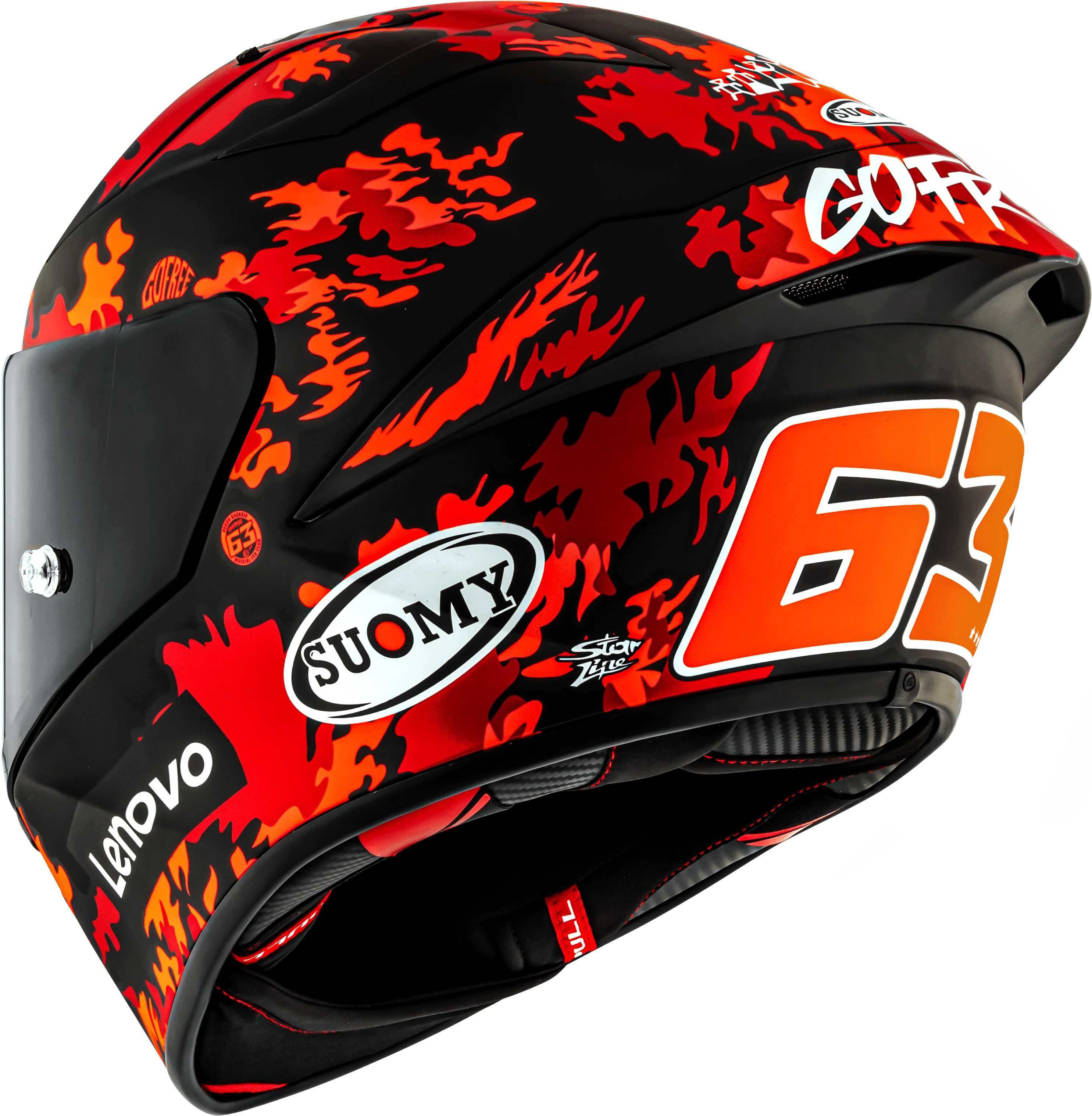Suomy S1-XR GP Helm Francesco Pecco Bagnaia Replica 2025 K6SX0018 - Image 9