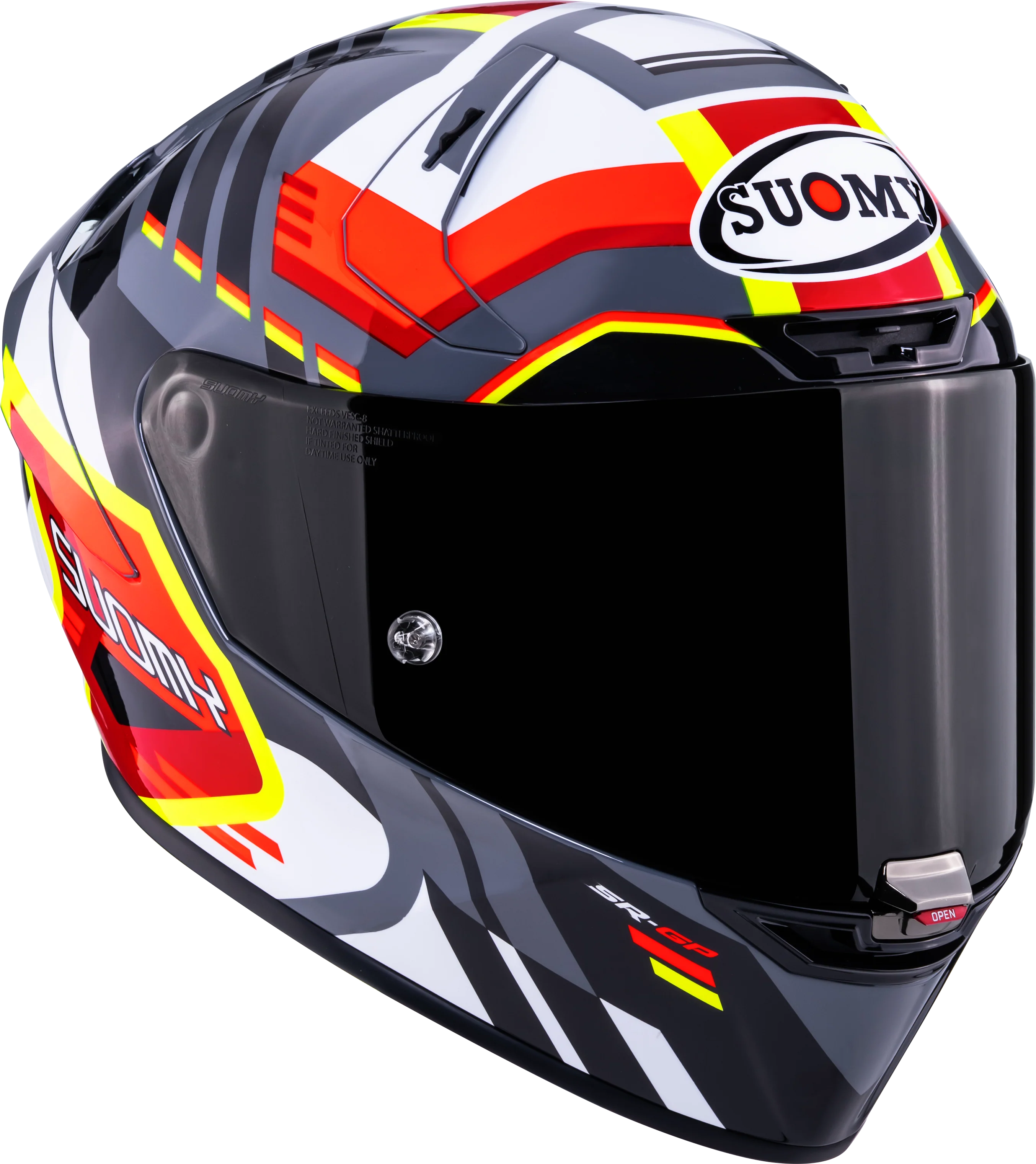Suomy SR-GP Evo Helm Infrared Weiß/Schwarz/Rot K6S20024 - Image 3
