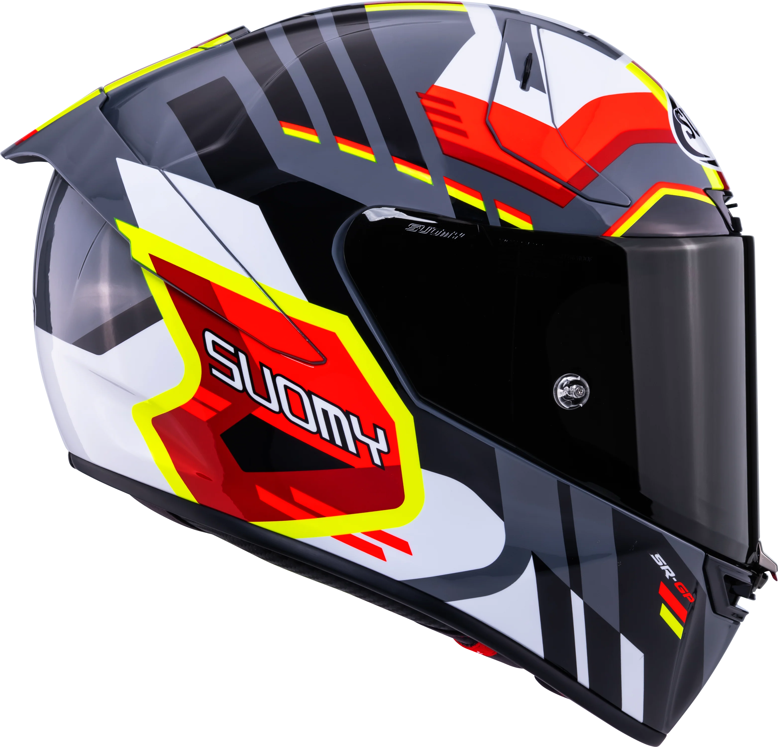 Suomy SR-GP Evo Helm Infrared Weiß/Schwarz/Rot K6S20024 - Image 4