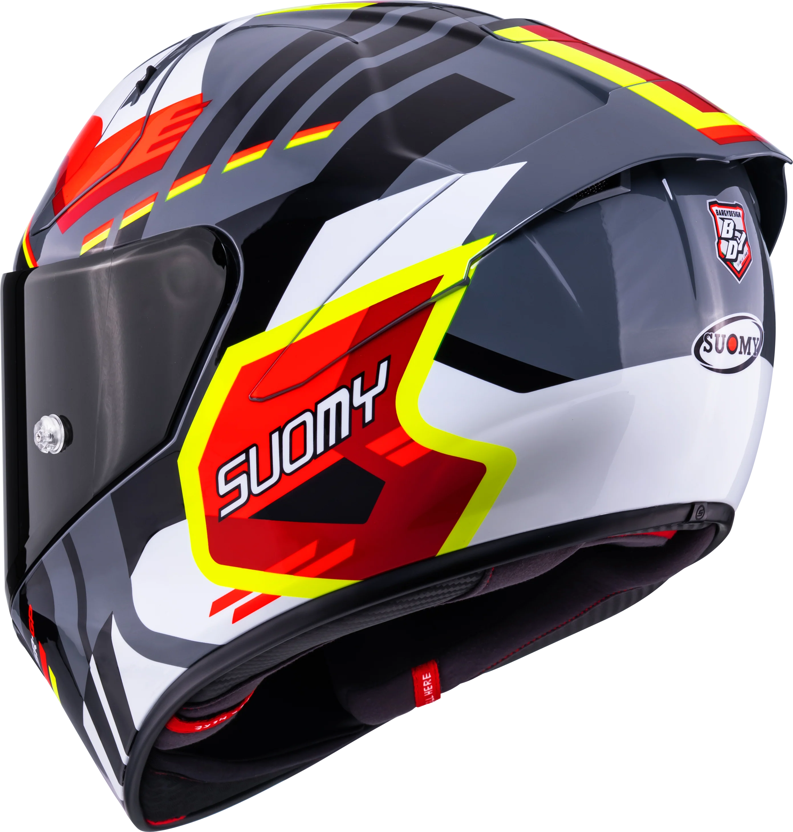 Suomy SR-GP Evo Helm Infrared Weiß/Schwarz/Rot K6S20024 - Image 7