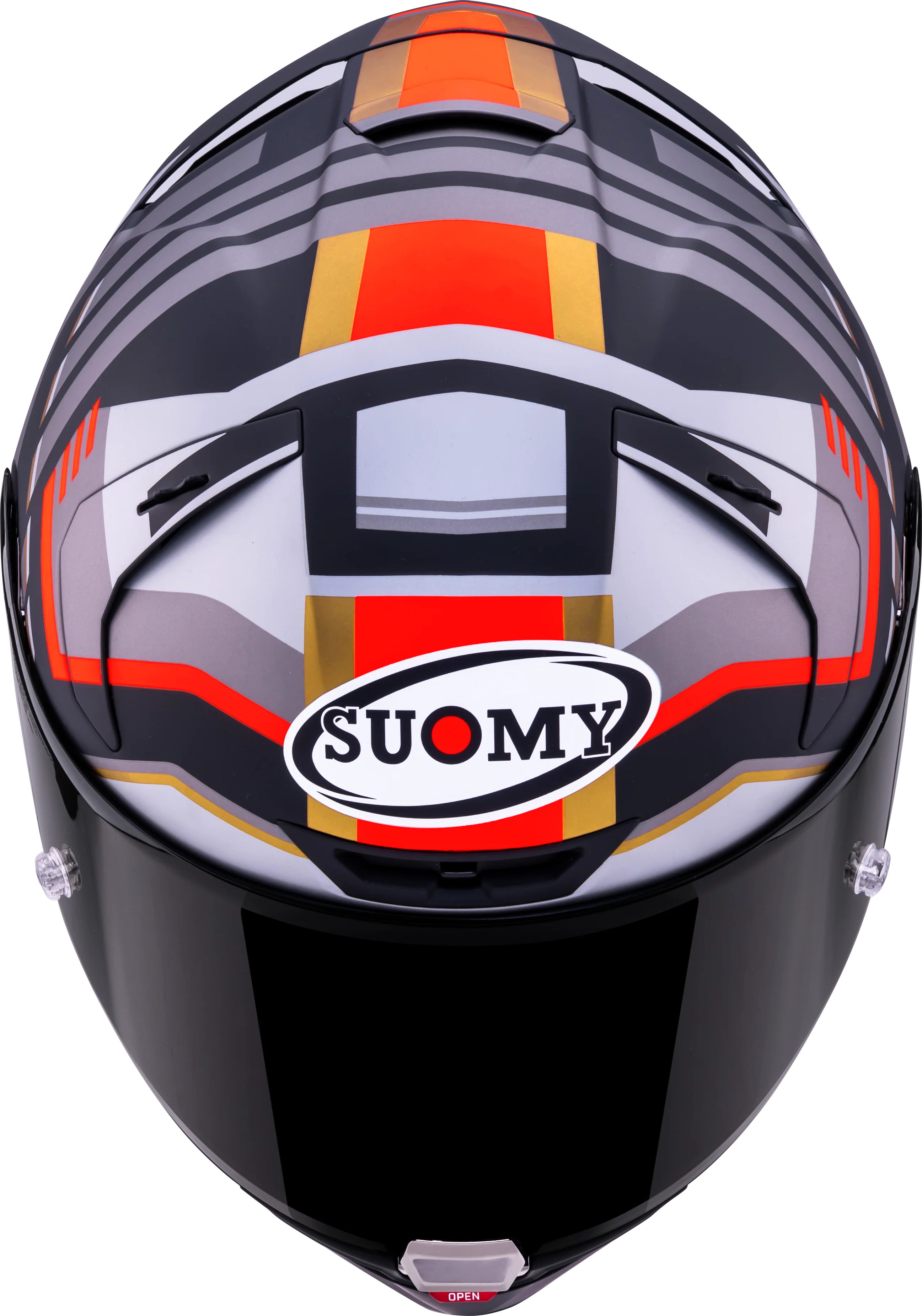 Suomy SR-GP Evo Helm Infrared Matt Grau/Rot/Schwarz K6S20025 - Image 9