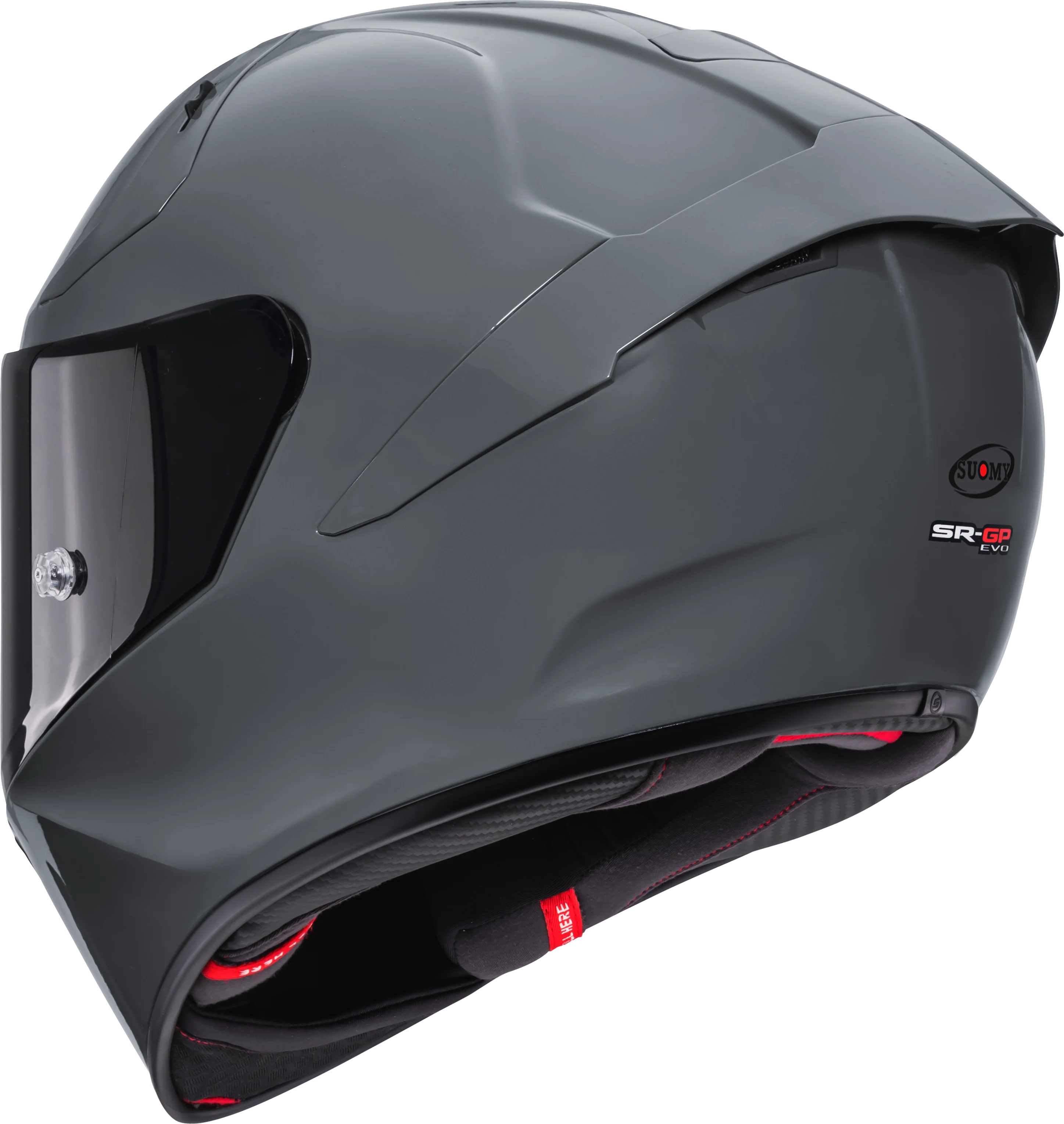 Suomy SR-GP Evo Helm Plain Grau K6S200W1 - Image 5