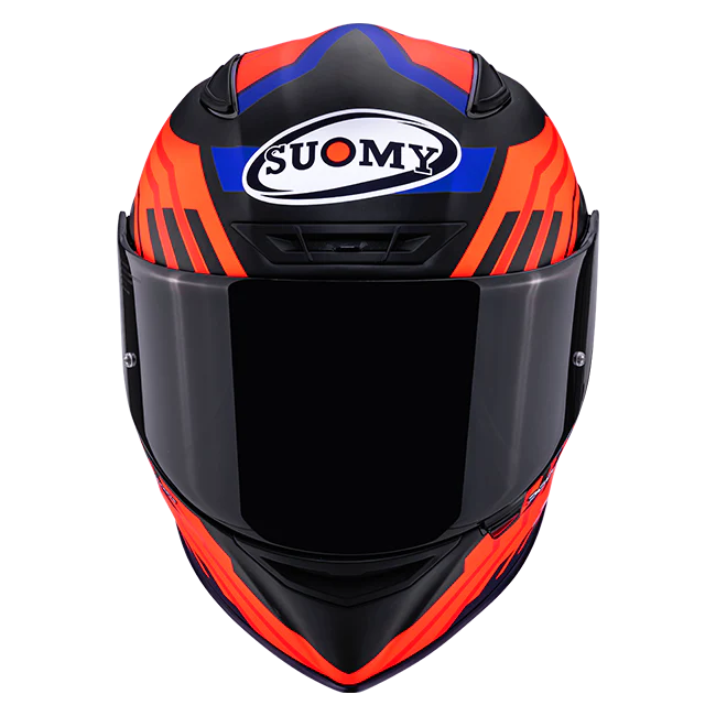 Suomy Track-1 Helm Framework Matt Schwarz/Rot/Blau K6T10024 - Image 2