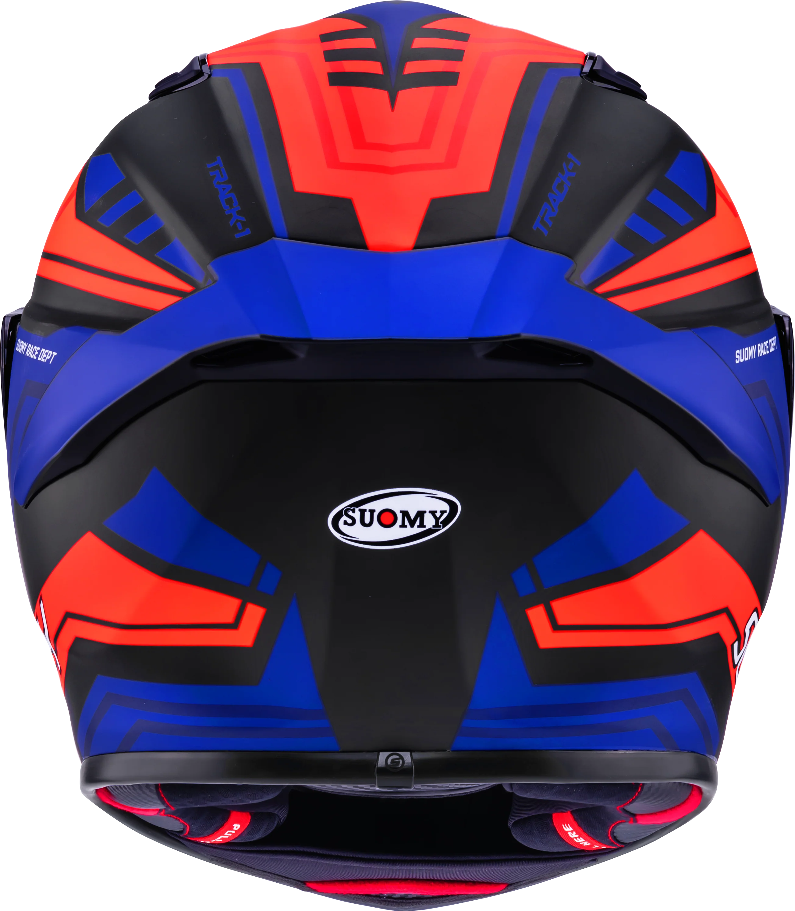 Suomy Track-1 Helm Framework Matt Schwarz/Rot/Blau K6T10024 - Image 6