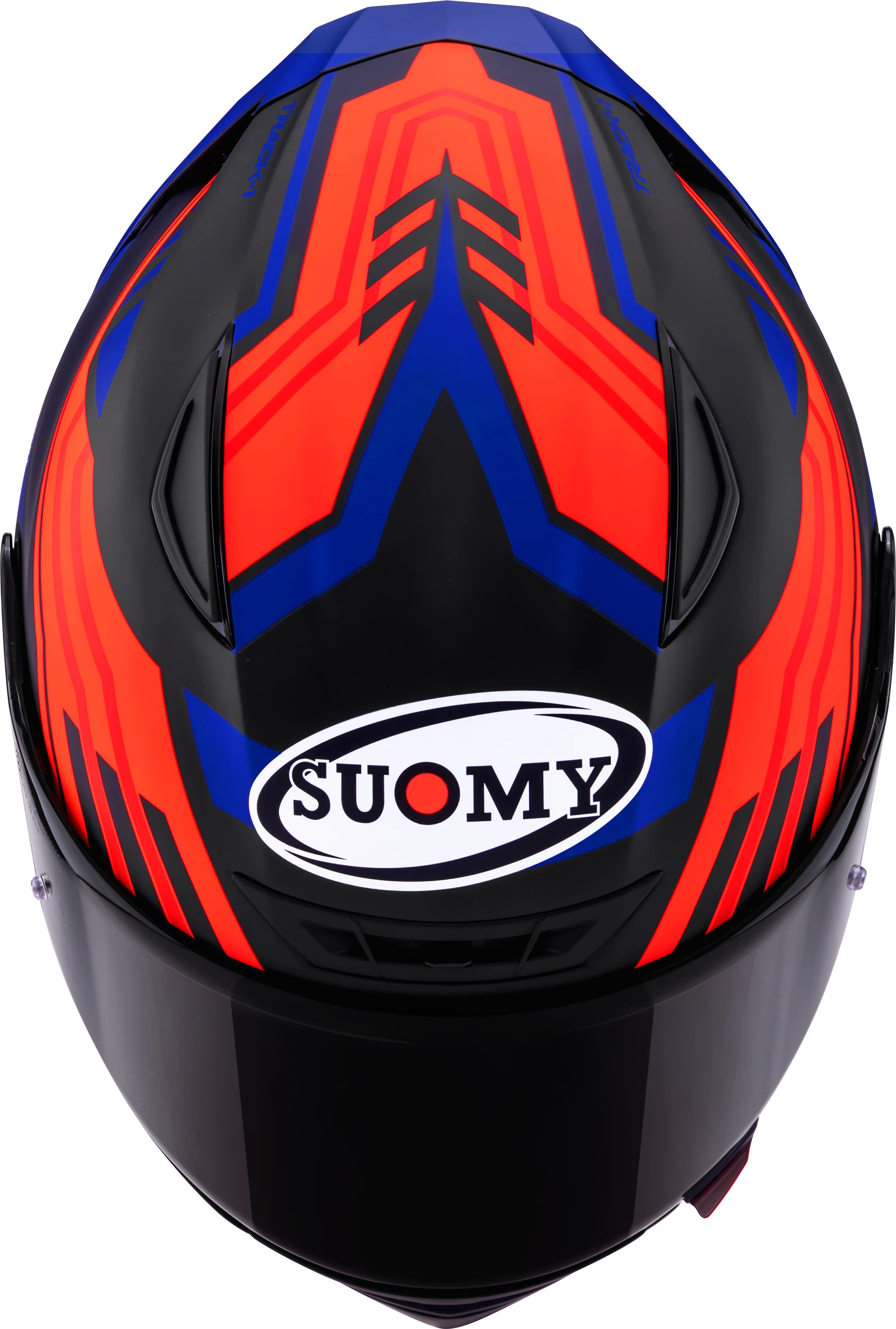 Suomy Track-1 Helm Framework Matt Schwarz/Rot/Blau K6T10024 - Image 9