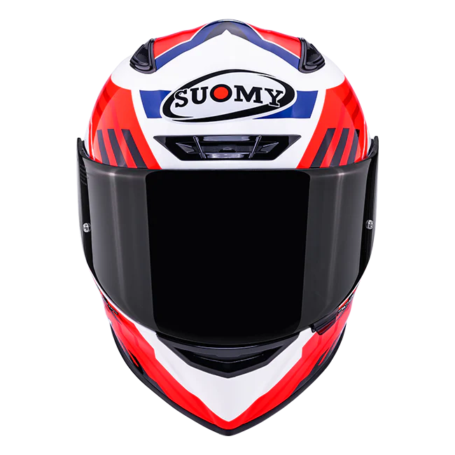 Suomy Track-1 Helm Framework Weiß/Rot/Blau K6T10023 - Image 2