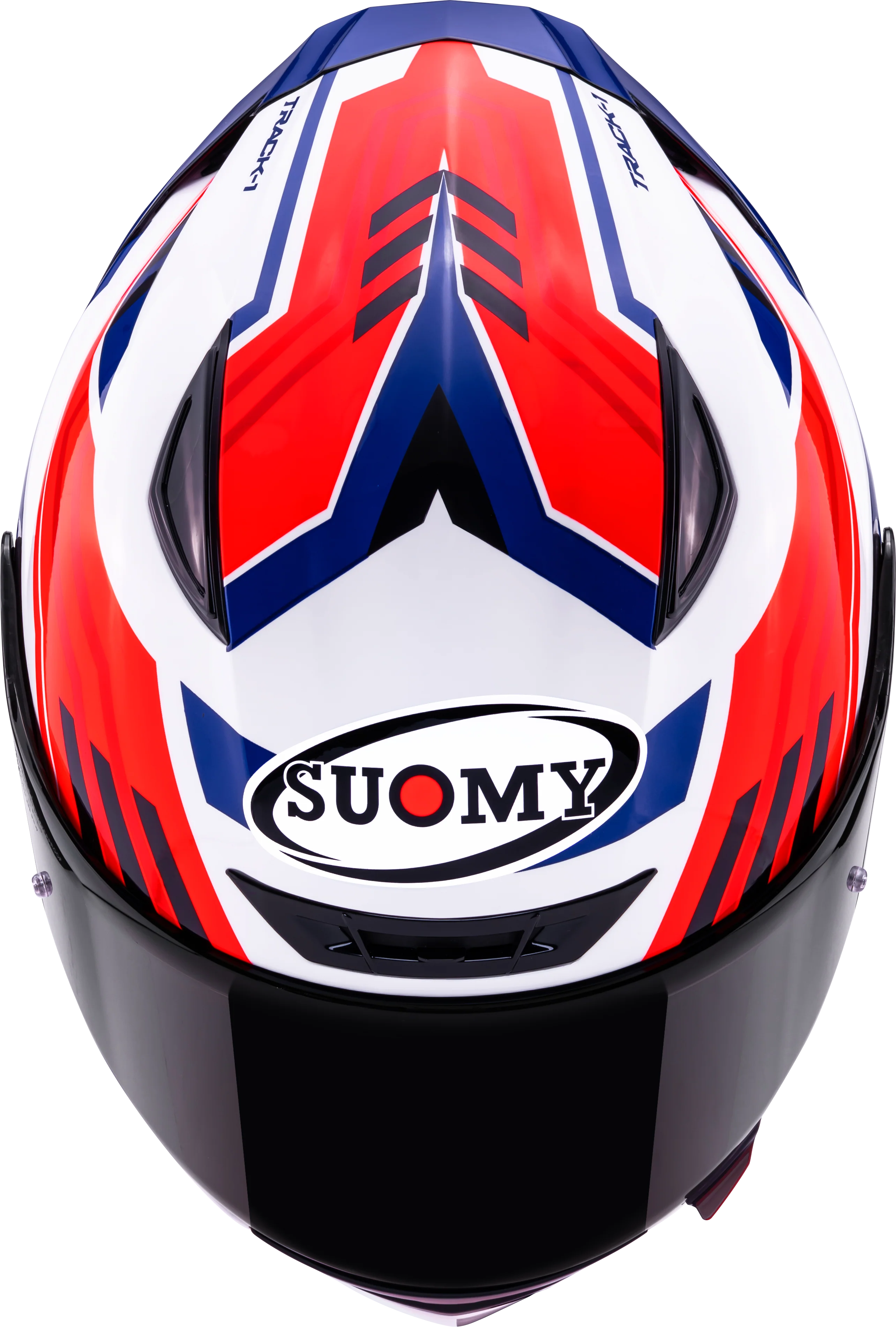 Suomy Track-1 Helm Framework Weiß/Rot/Blau K6T10023 - Image 9