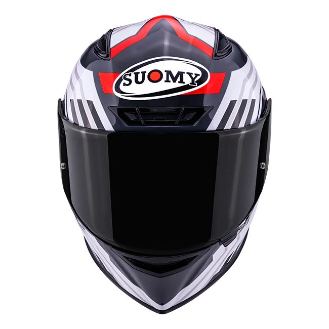Suomy Track-1 Helm Framework Weiß/Rot K6T10022 - Image 2