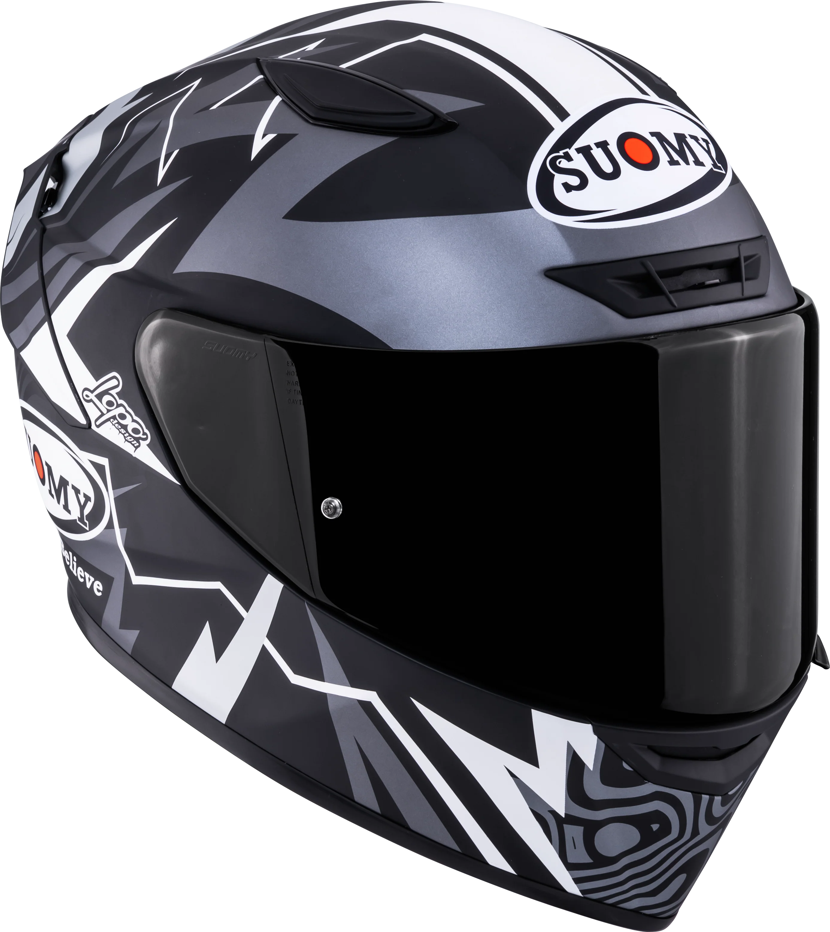Suomy Track-1 Helm Matt Sam Lowes Replica 2025 Winter Edition K6T10021 - Image 3