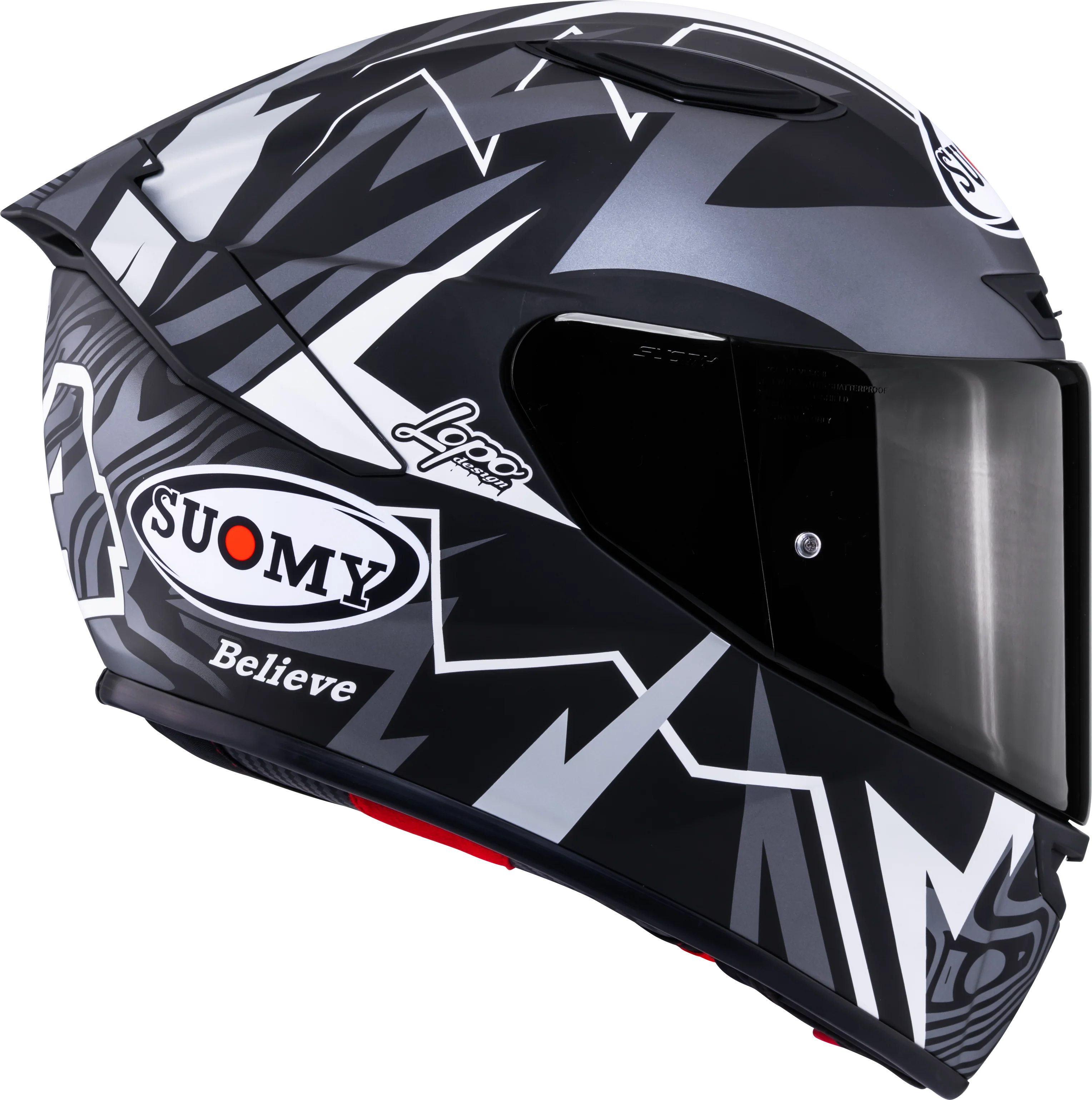 Suomy Track-1 Helm Matt Sam Lowes Replica 2025 Winter Edition K6T10021 - Image 4