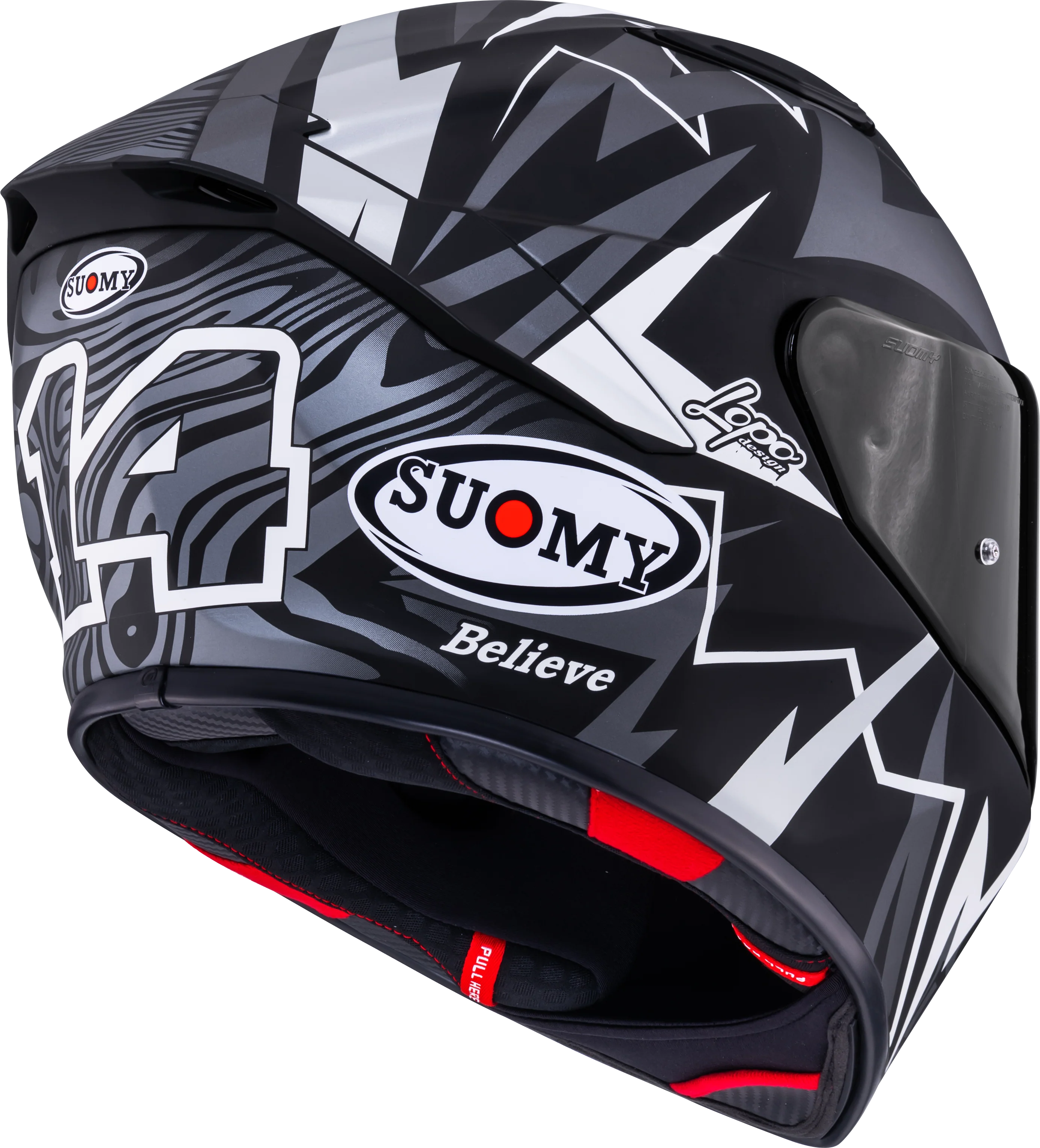 Suomy Track-1 Helm Matt Sam Lowes Replica 2025 Winter Edition K6T10021 - Image 5