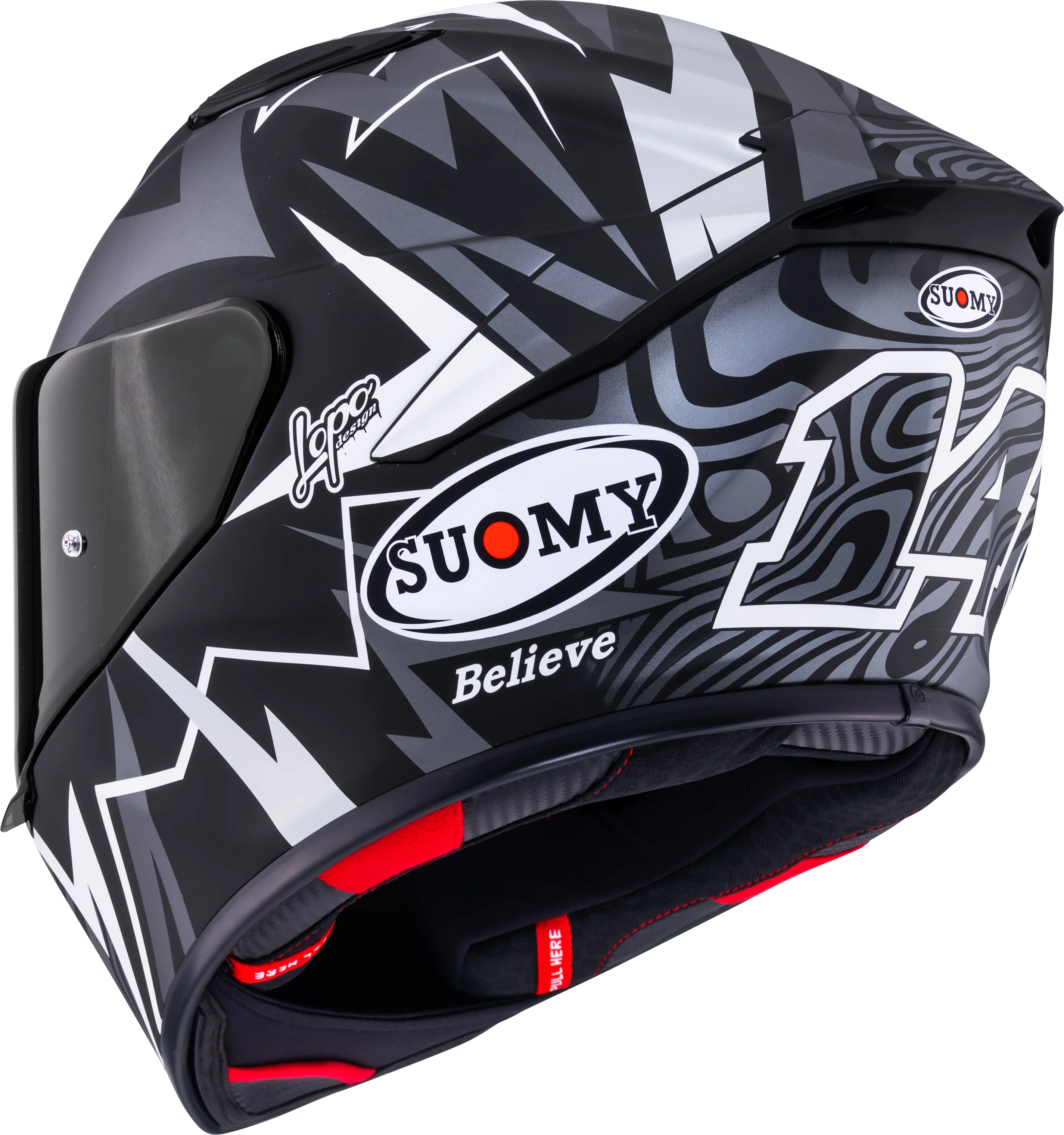 Suomy Track-1 Helm Matt Sam Lowes Replica 2025 Winter Edition K6T10021 - Image 7
