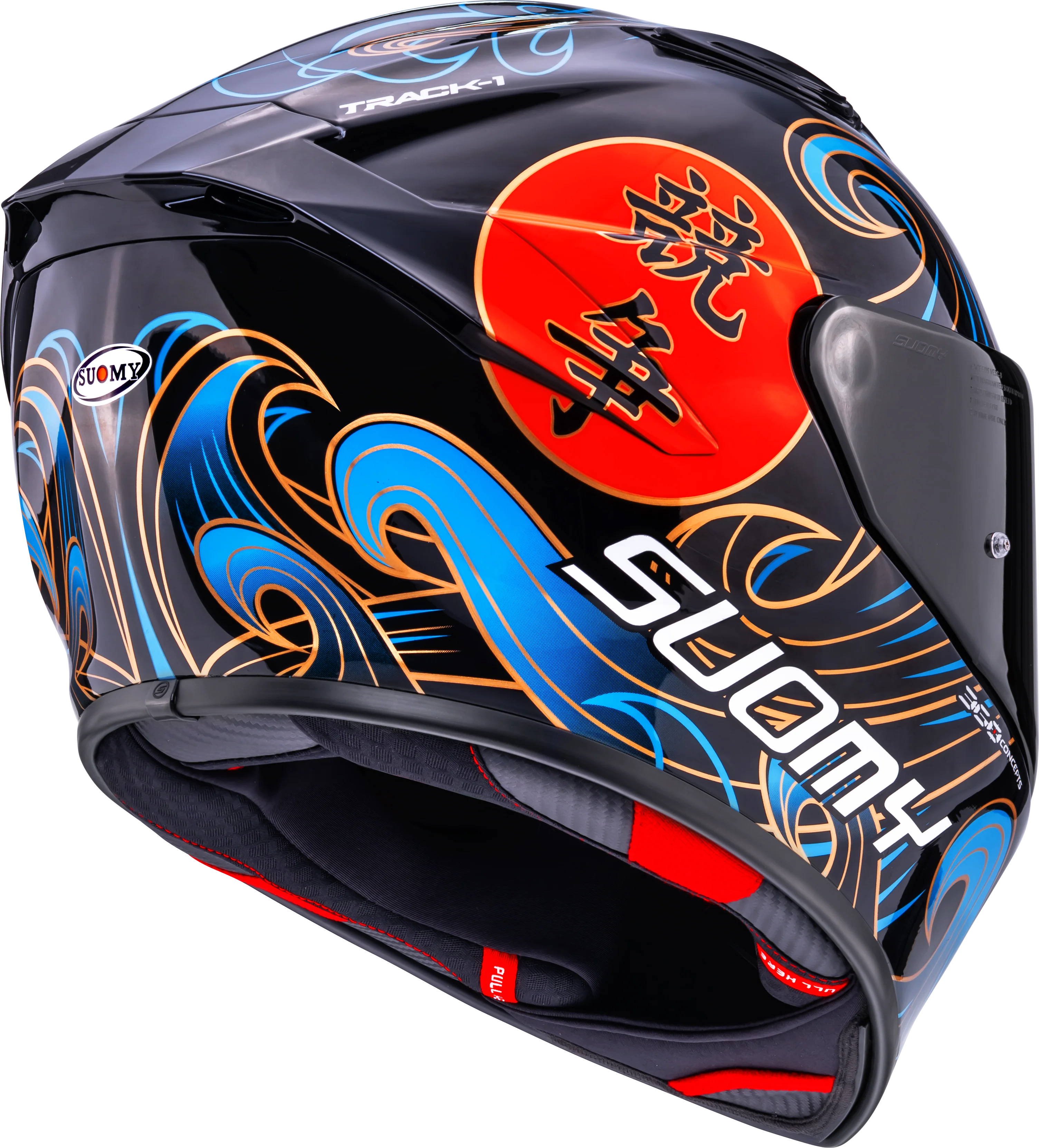 Suomy Track-1 Helm Waves Schwarz K6T10026 - Image 5