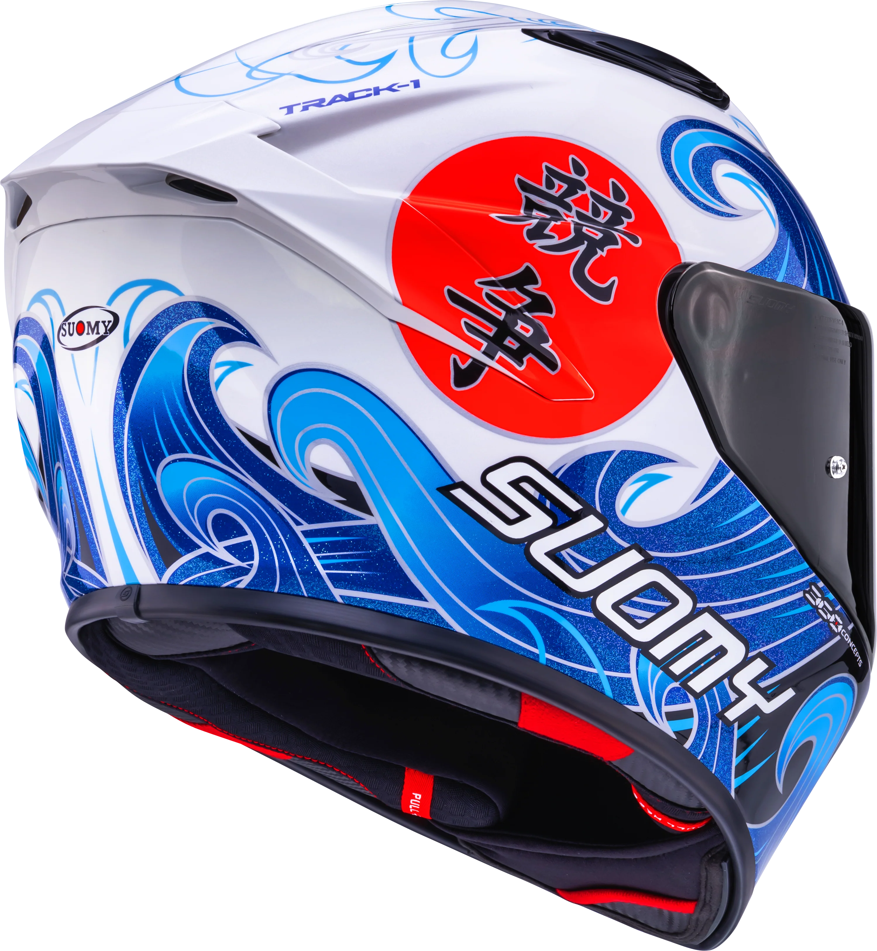 Suomy Track-1 Helm Waves Weiß K6T10025 - Image 5