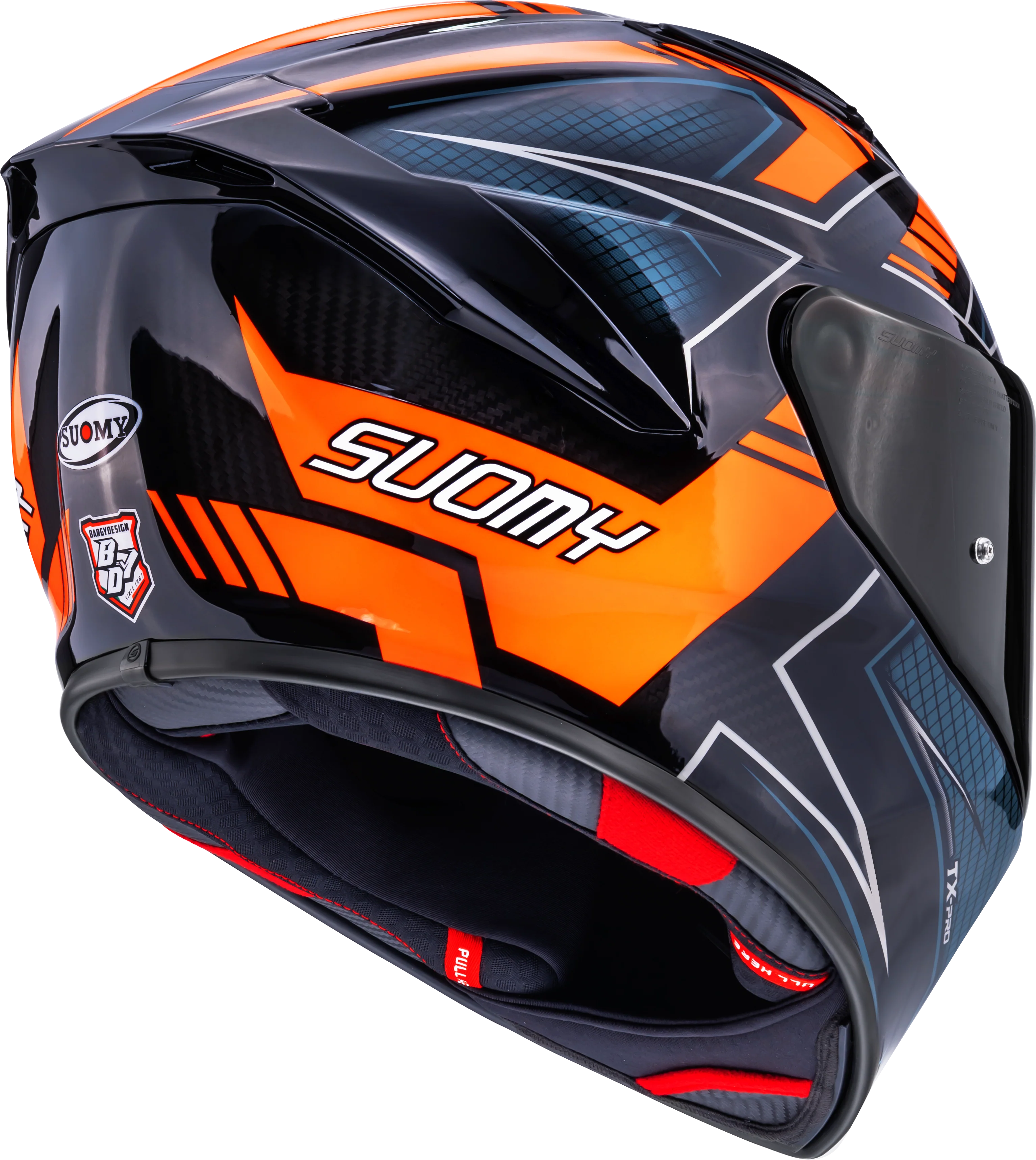 Suomy TX-Pro Helm Flawless Orange K6TX0015 - Image 5