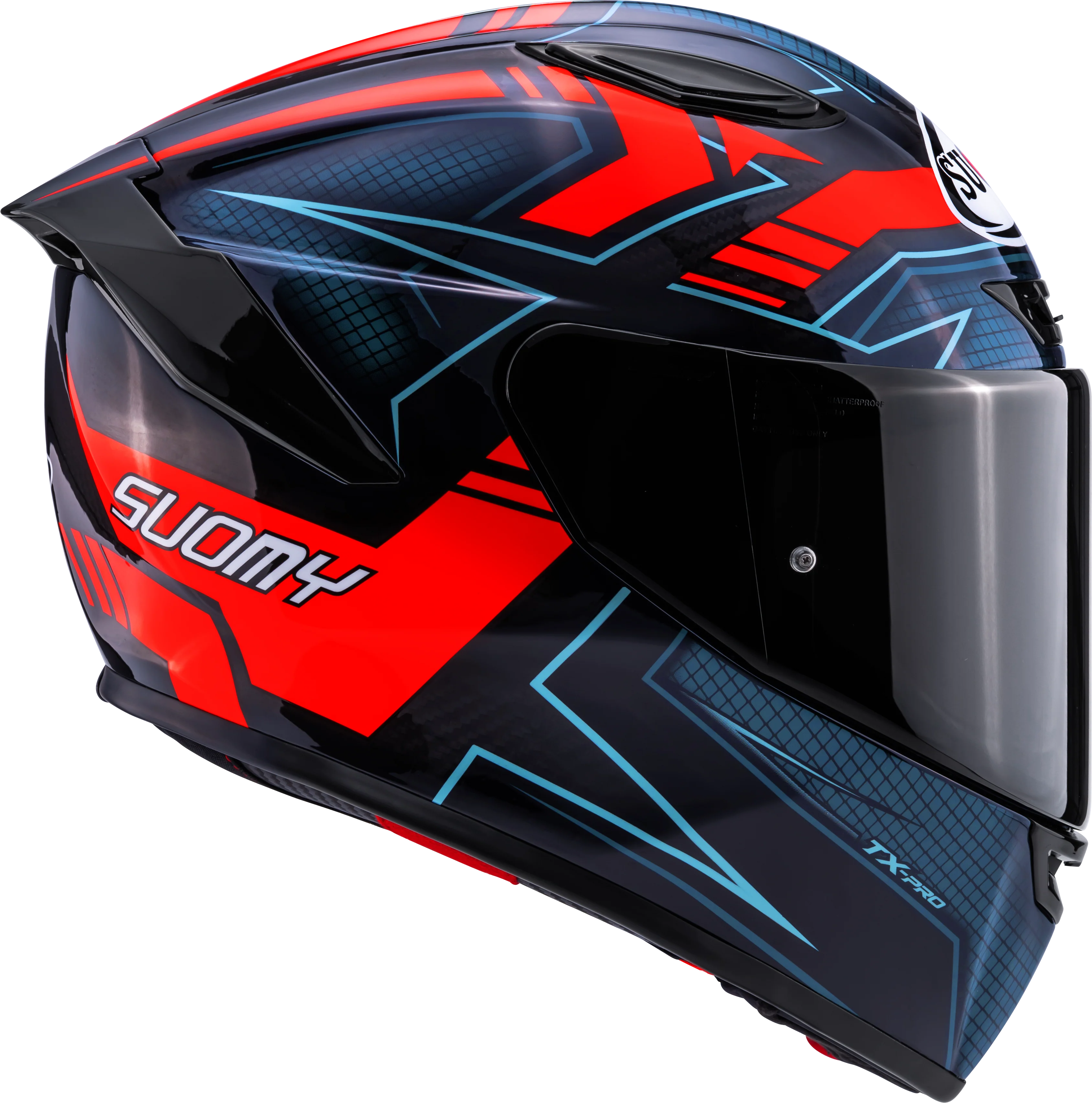 Suomy TX-Pro Helm Flawless Red K6TX0013 - Image 4