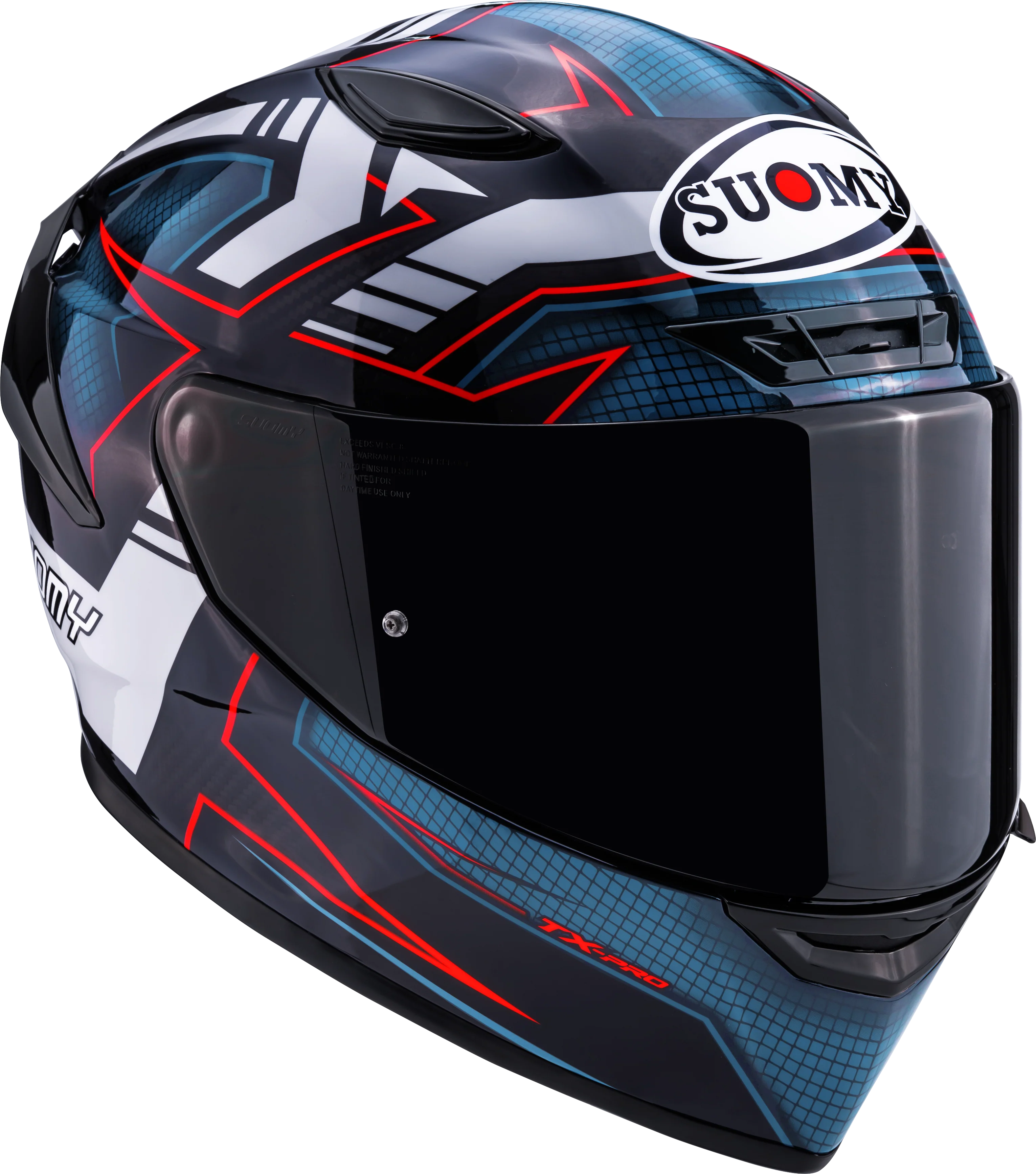Suomy TX-Pro Helm Flawless White K6TX0014 - Image 3