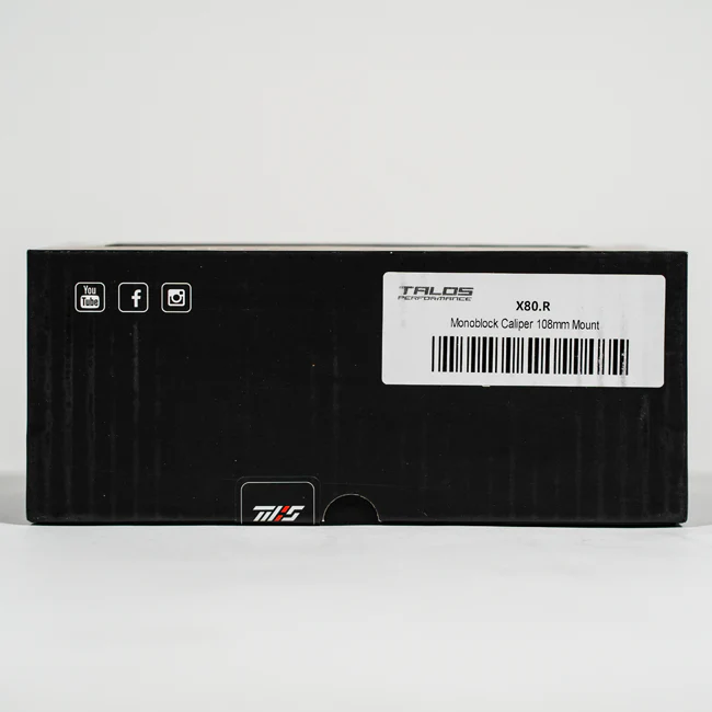 Talos X80 SBK Racing Monoblock P4 34/38 108mm Bremszange Vorne Rechts | X80.108.HD.R - Image 14