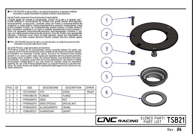 Tankdeckel Carbon CNC Racing Ducati Panigale V4/S/R (25-26) TSB21 - Image 7