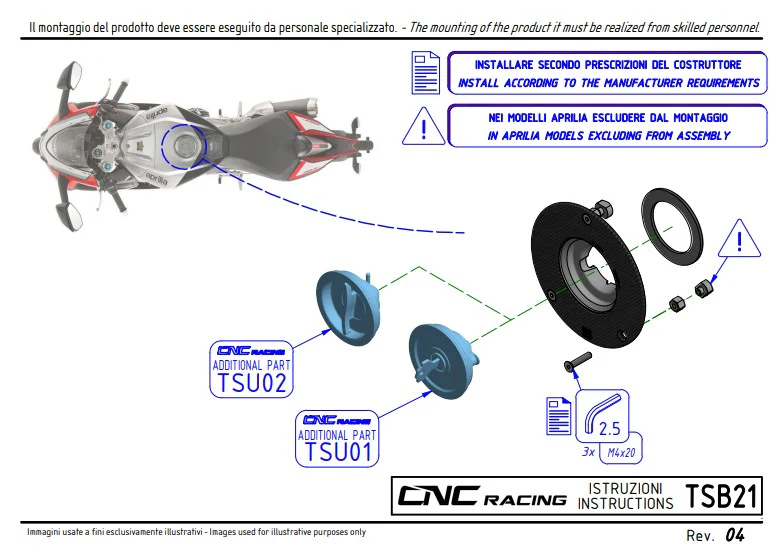 Tankdeckel Carbon CNC Racing Ducati Panigale V4/S/R (25-26) TSB21 - Image 8