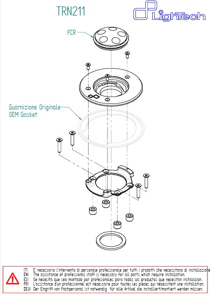 Tankdeckel Schraubverschluss LighTech BMW S1000RR (09-20) TRN211 - Image 4