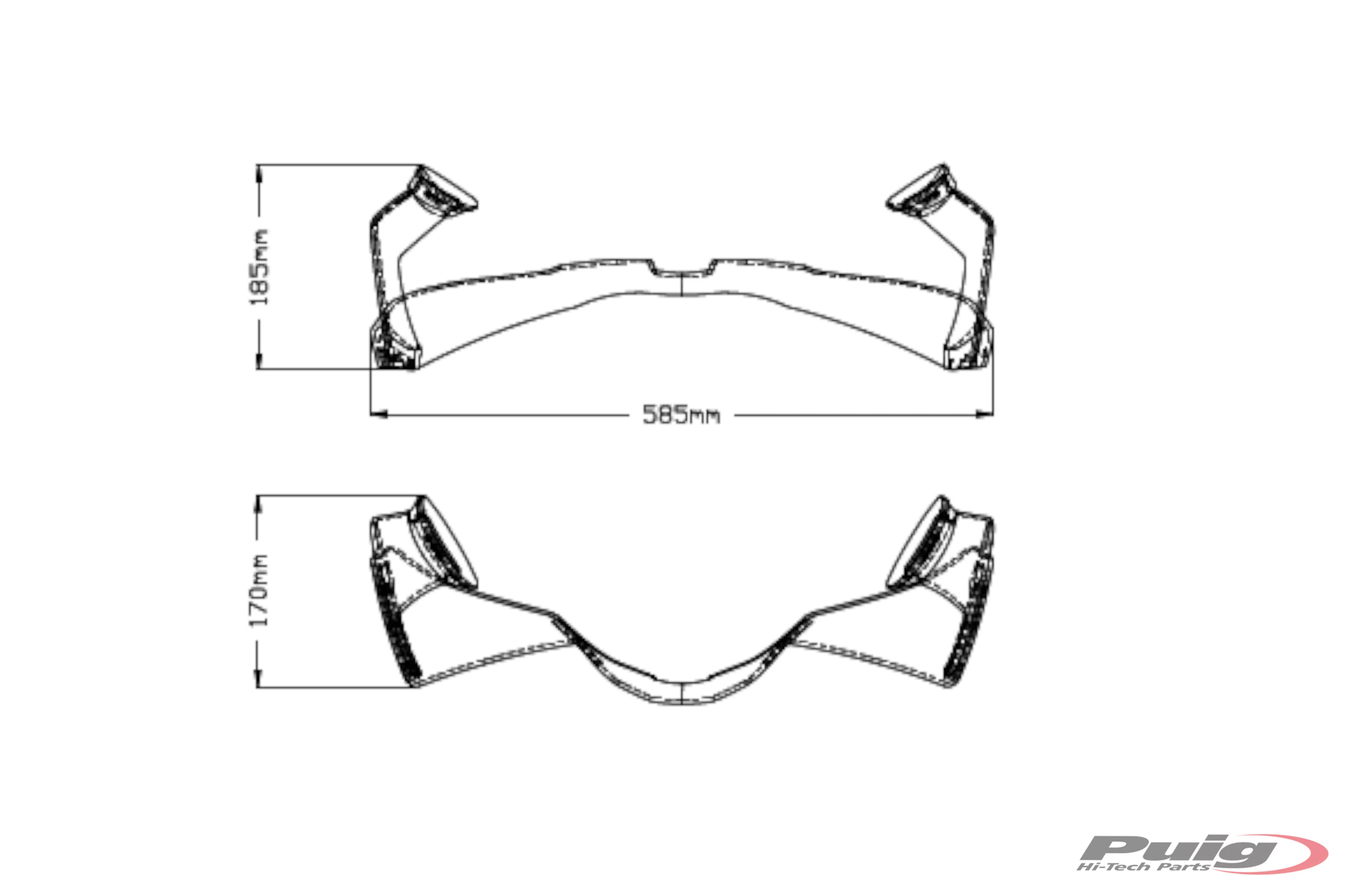 Puig Winglets Spoiler Downforce GP Honda CBR 1000 RR-R SC82 (20-23) 20508 - Image 11
