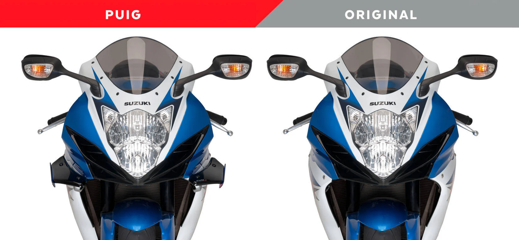 Puig Winglets Spoiler Downforce Suzuki GSX-R 600/750 (11-16) 3163 - Image 6
