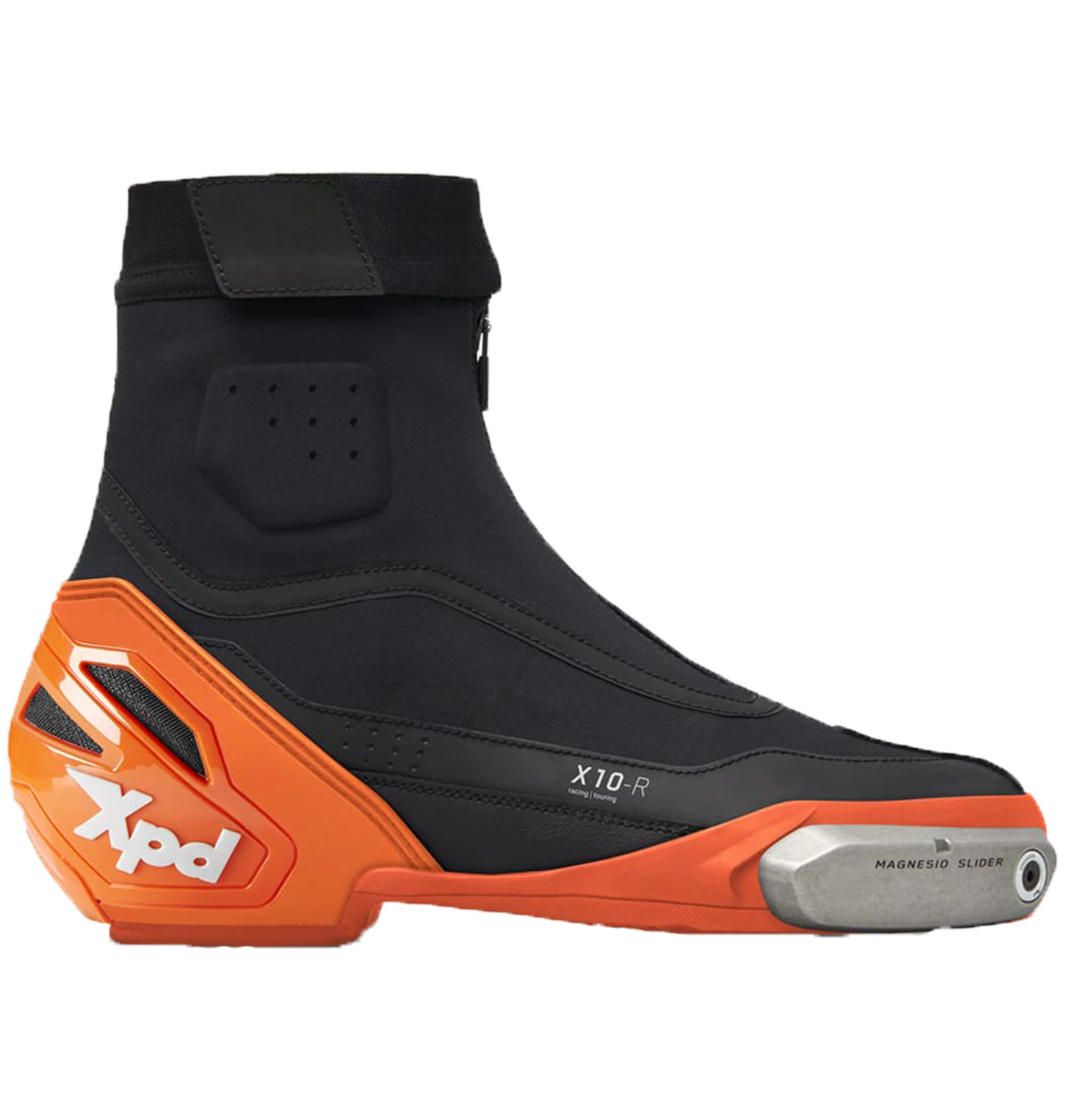 XPD X10-R Racing und Straßen Motorradstiefel | Herren | Schwarz/Orange - Image 2