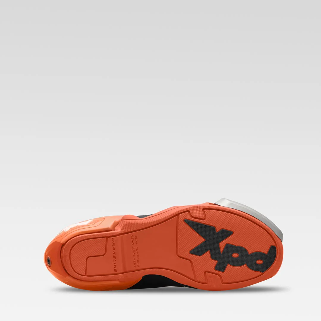 XPD X10-R Racing und Straßen Motorradstiefel | Herren | Schwarz/Orange - Image 4