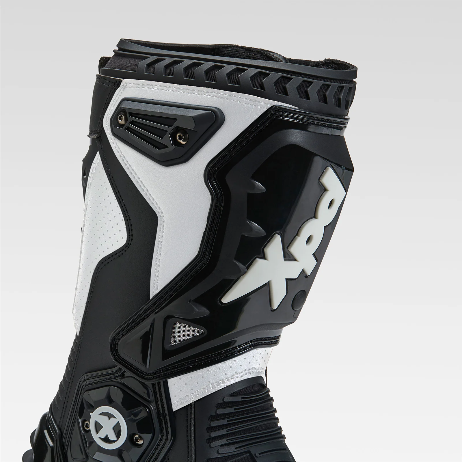 XPD XP-Mode Motorradstiefel | Herren | Schwarz/Weiß - Image 5