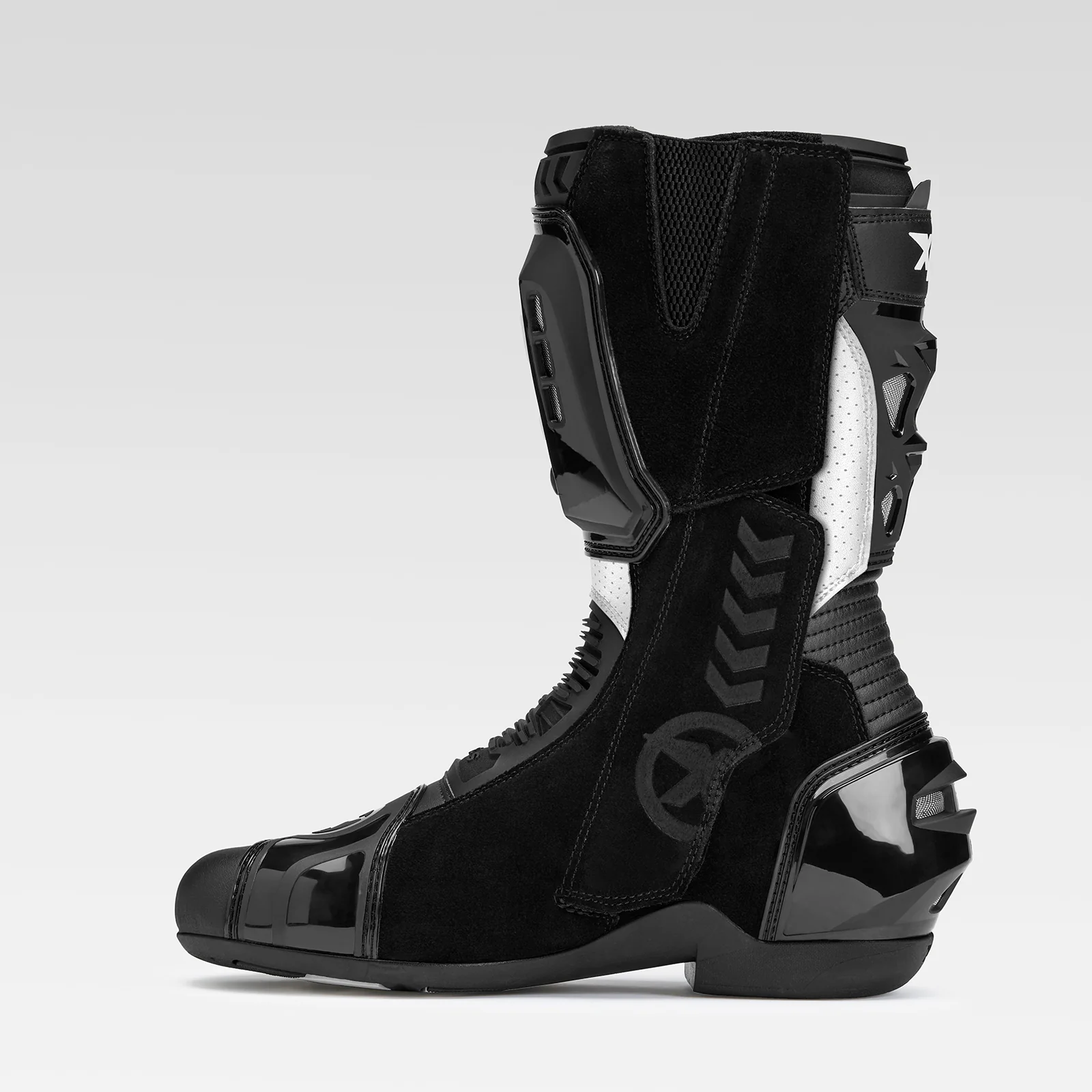 XPD XP-Mode Motorradstiefel | Herren | Schwarz/Weiß - Image 8