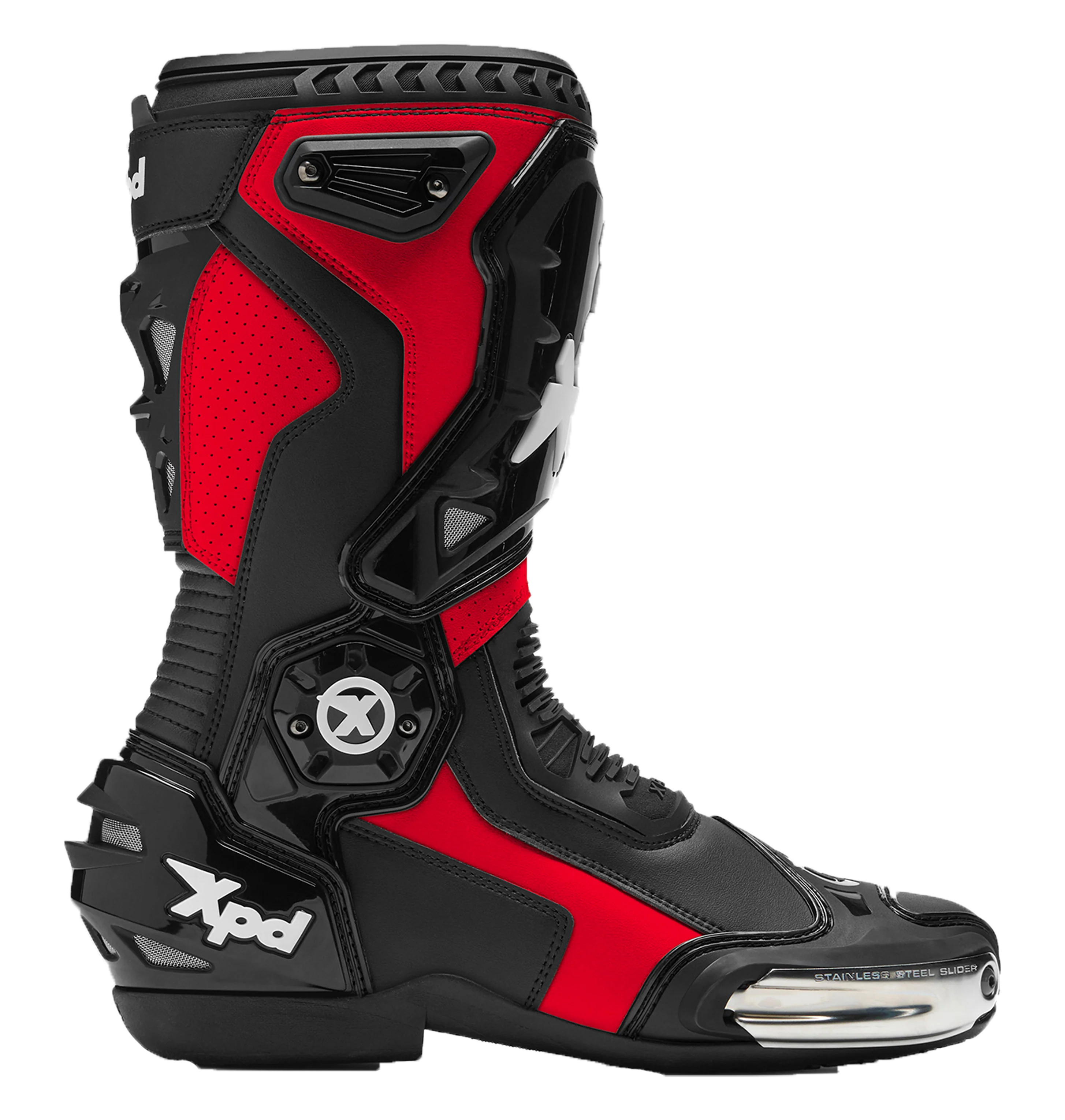 XPD XP6-S Motorradstiefel | Herren | Rot/Schwarz - Image 2